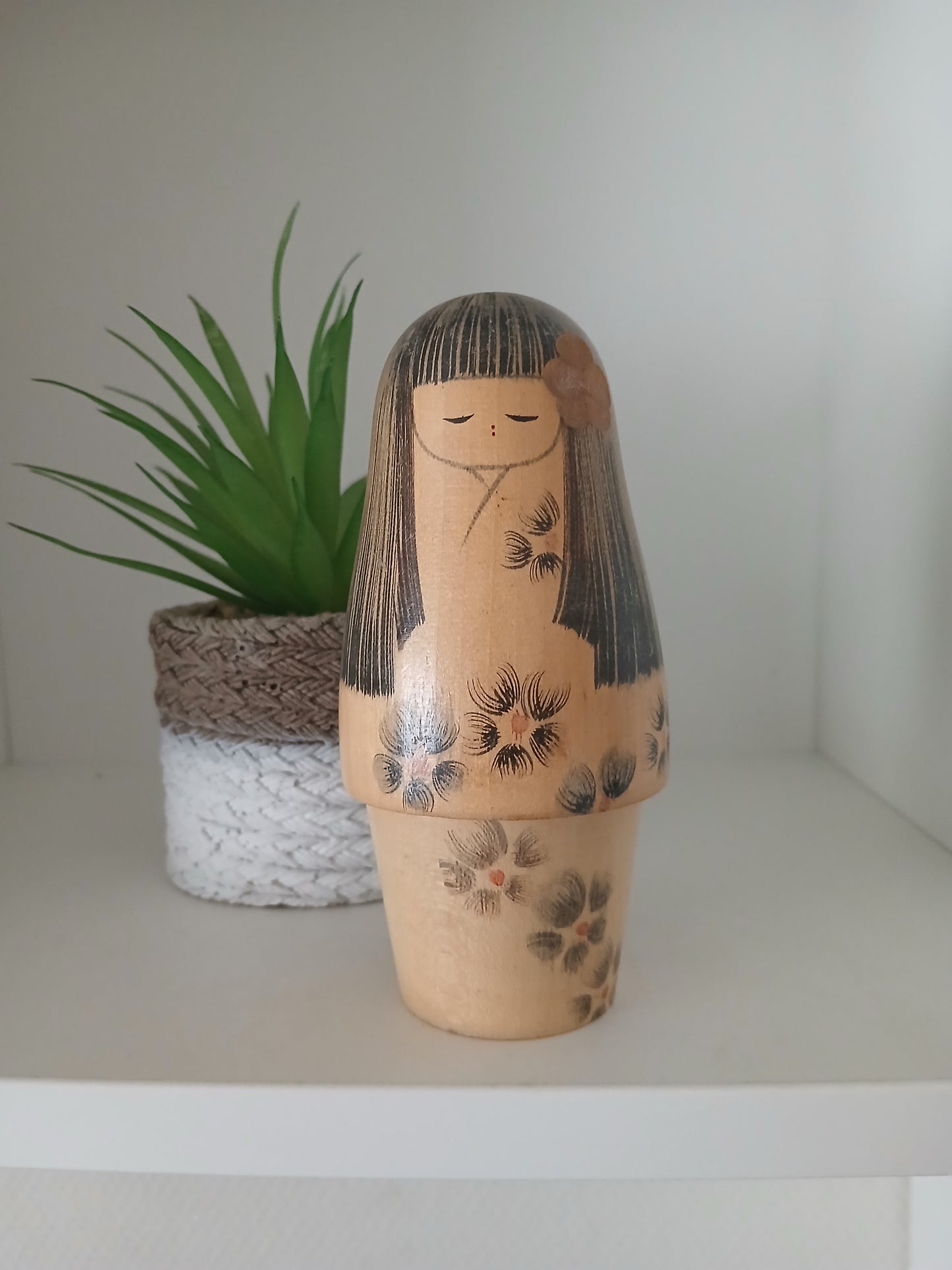 Lovely vintage creative kokeshi by Norio