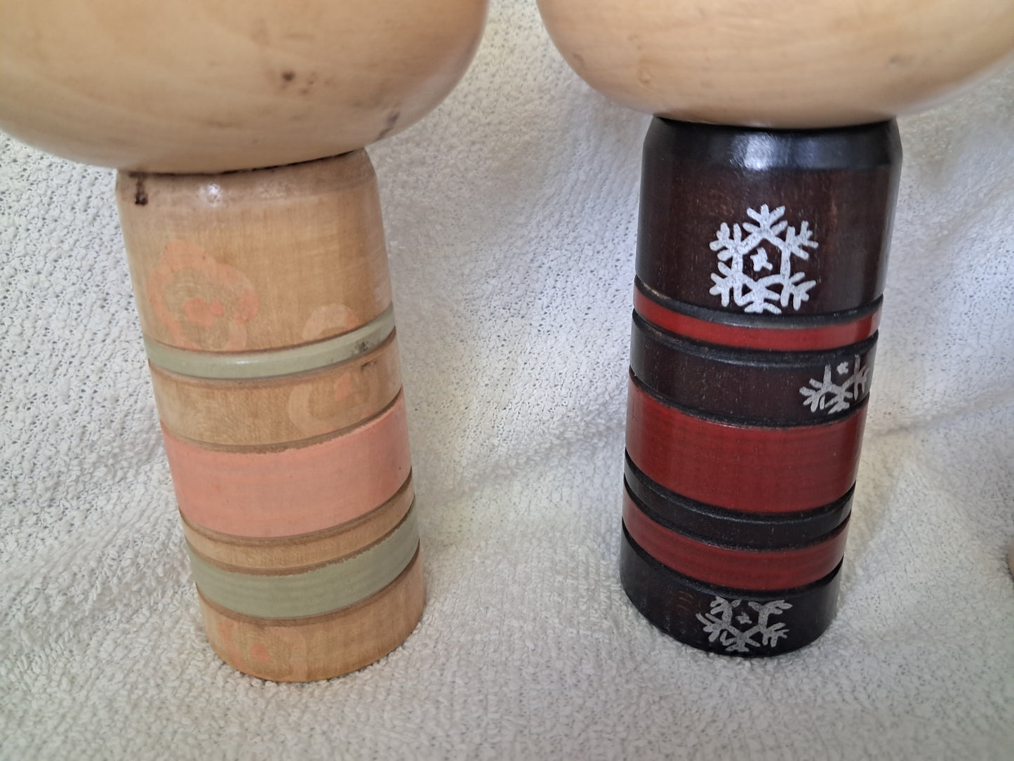 Rare Vintage 4 season kokeshi by Sanpei Yamanaka (1926-2012)