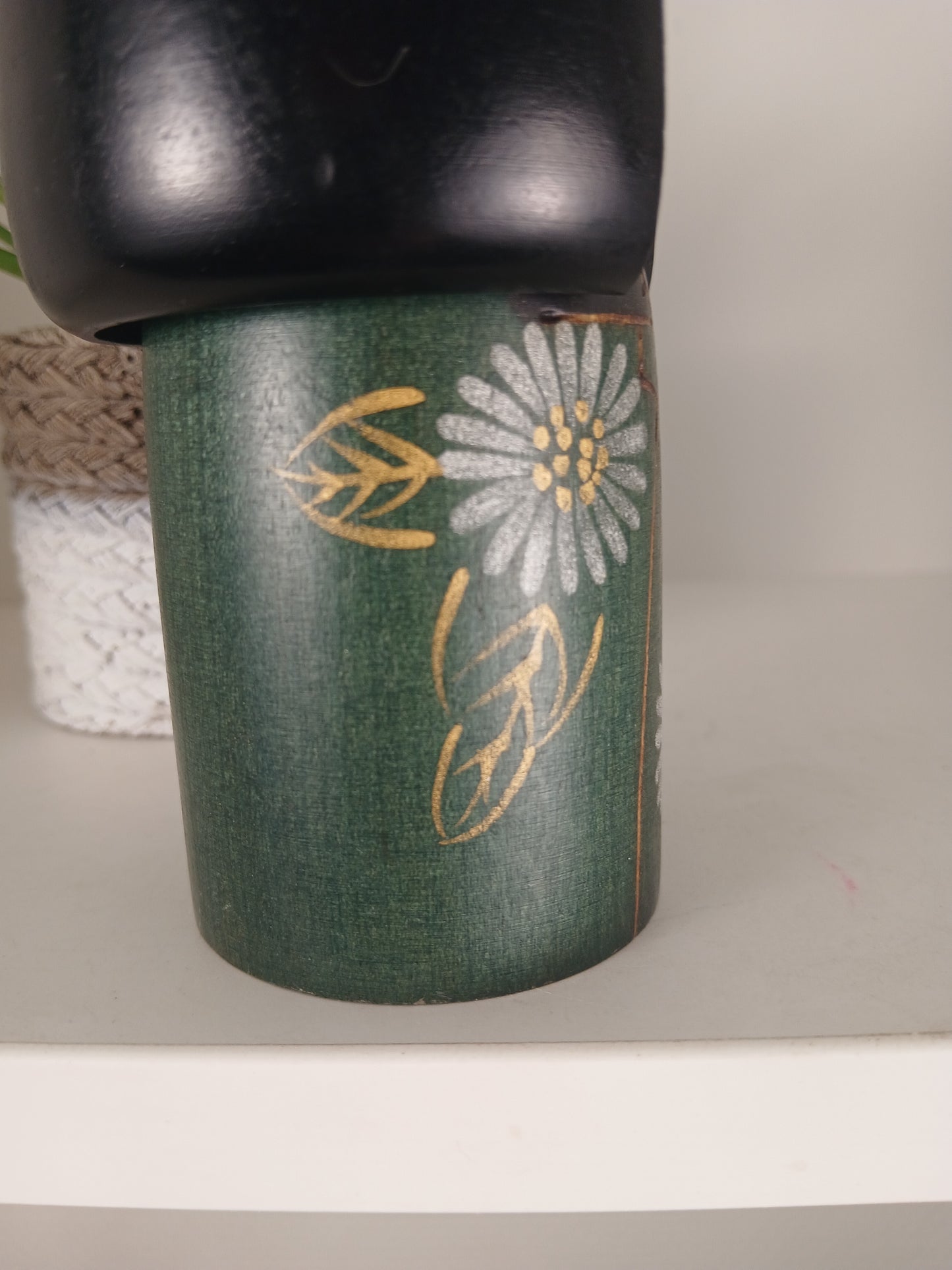 Vintage creative kokeshi by Hajime Miyashita (1940-)