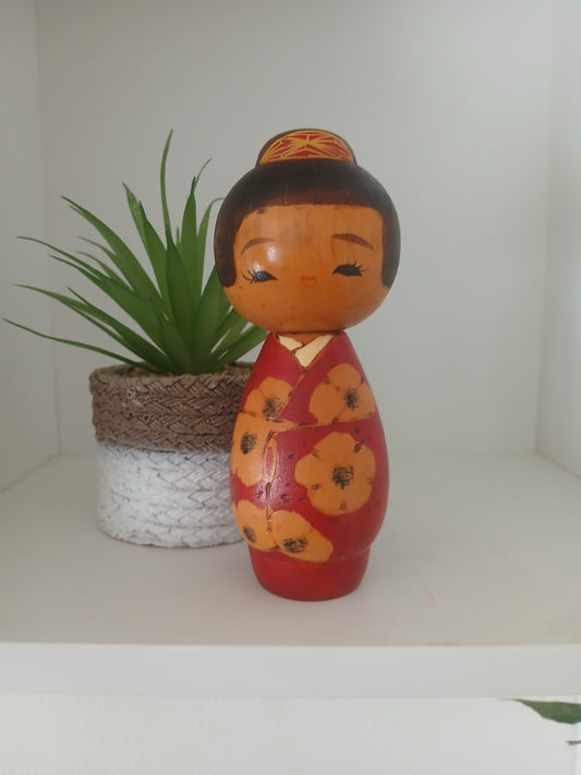 Vintage creative kokeshi by Chie Tamura