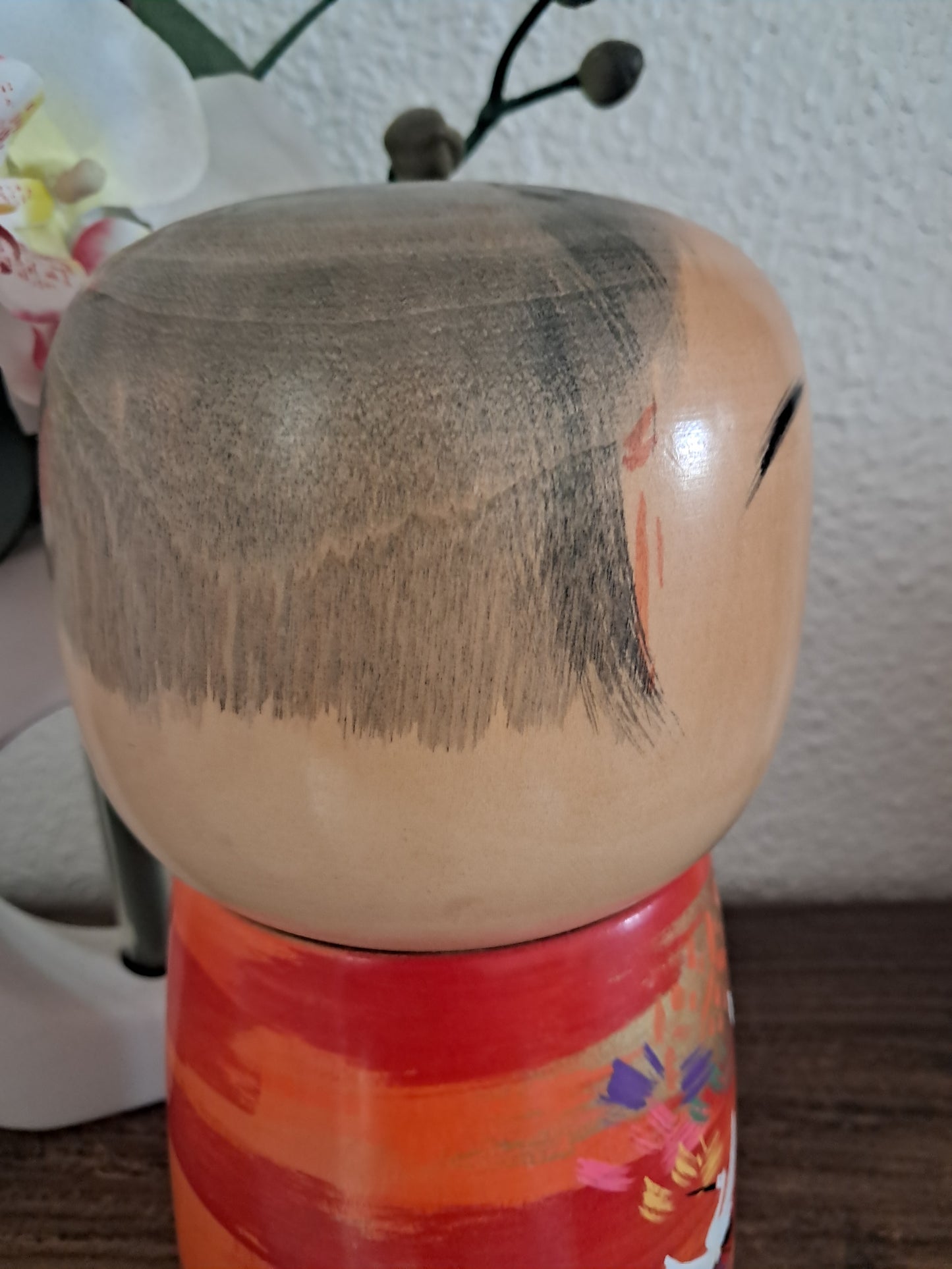 Exclusive Sosaku kokeshi by Takahashi Akinori (1957-)