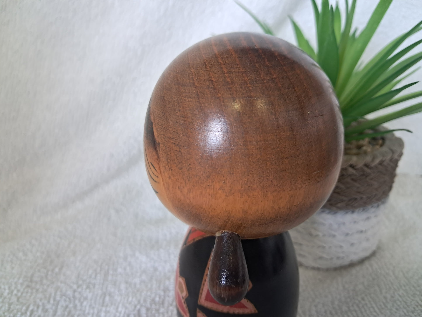 Vintage Sosaku kokeshi made by Kojo Tanaka - Made in 1982