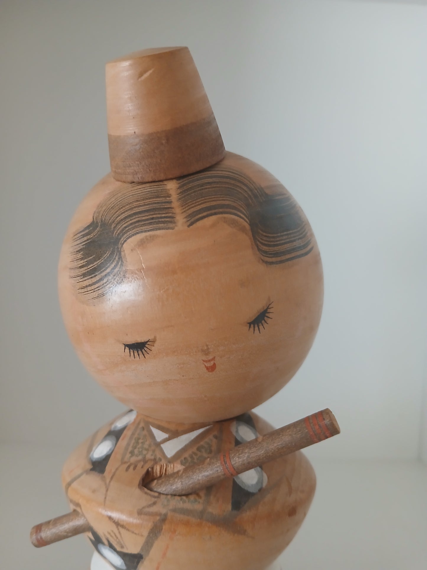 Rare Vintage creative kokeshi by Sansaku Sekiguchi (1925-2018)