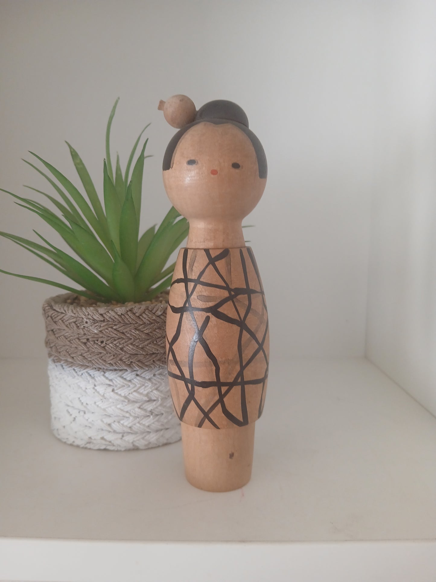 Rare Vintage creative kokeshi by Takanashi Hanpushi