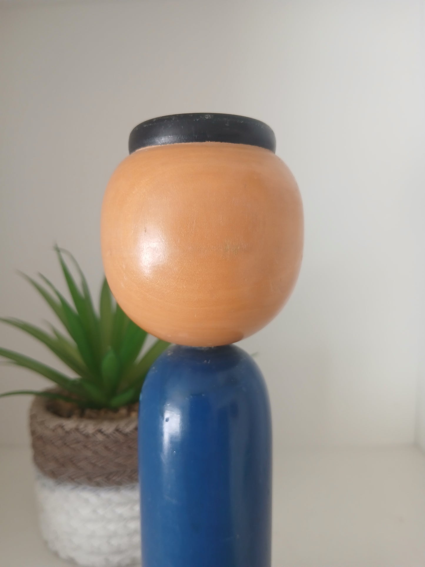 Vintage Creative Kokeshi By Takahashi Akinori (1957-)