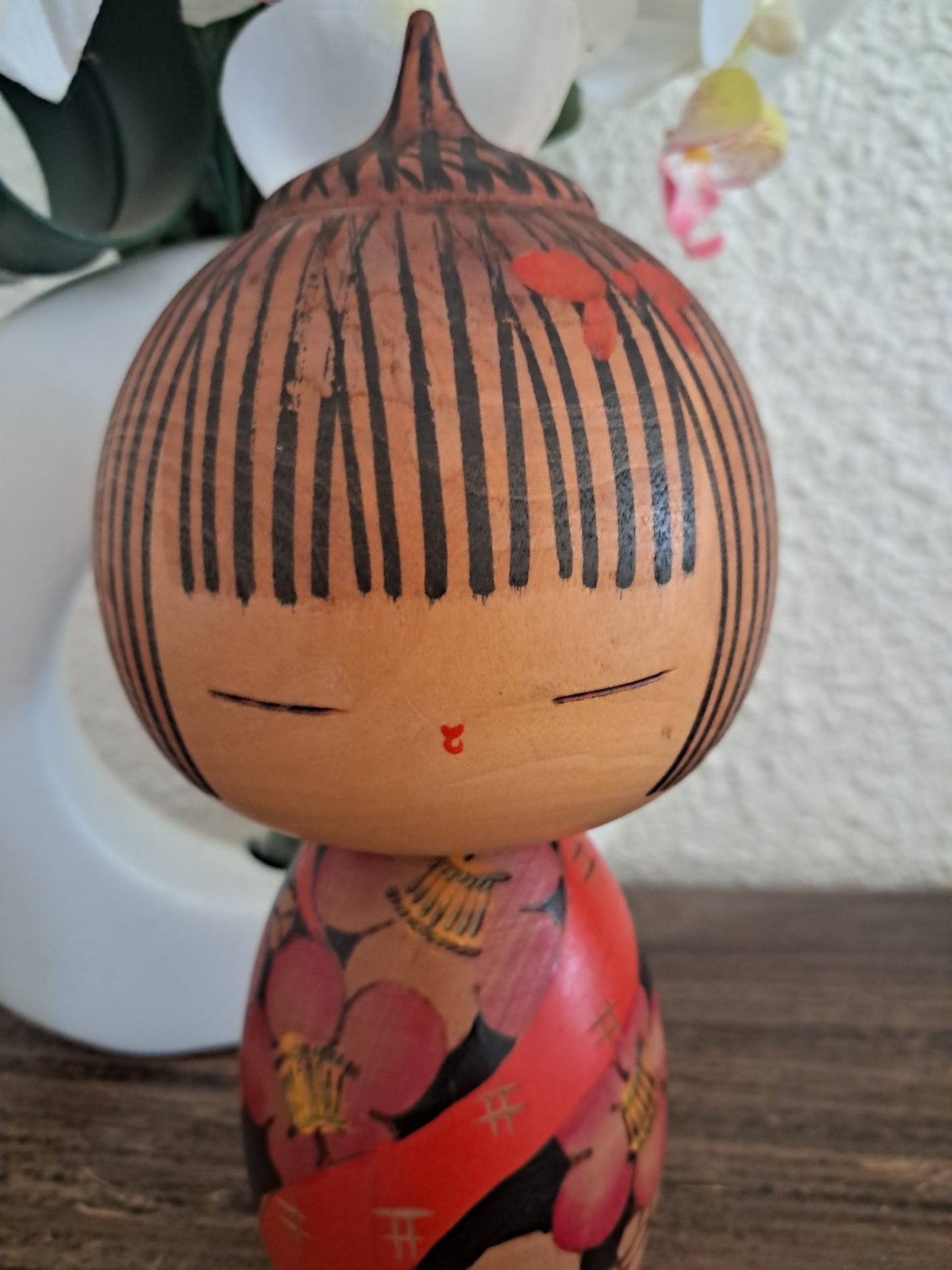 Rare Vintage Creative Kokeshi By Yuji Kawase (1938-)