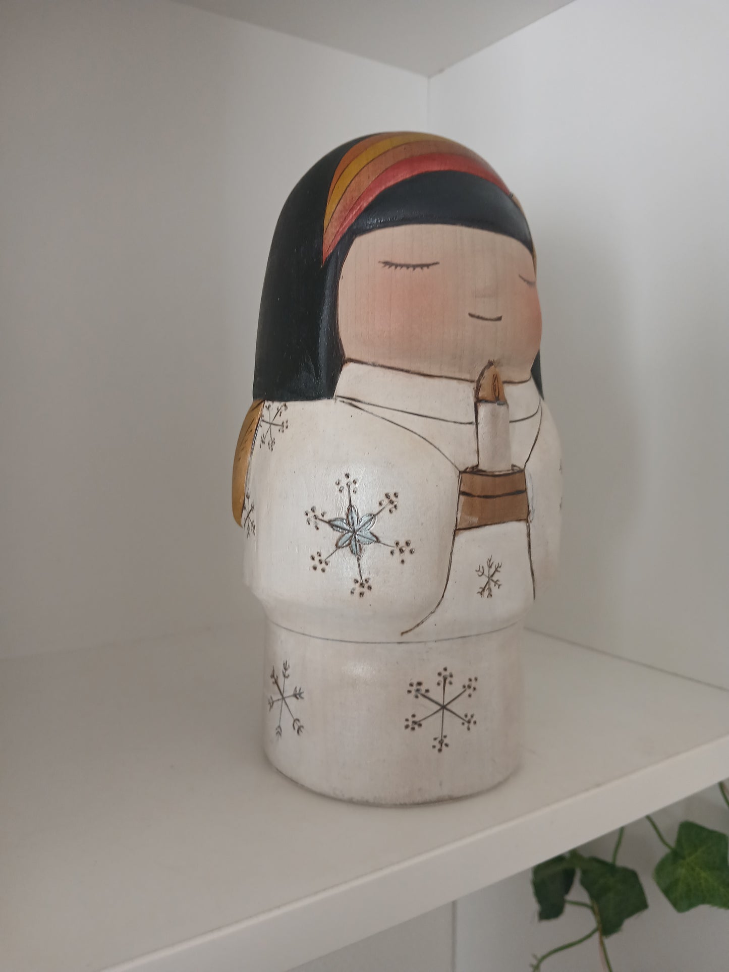 Exclusive creative kokeshi by Yuko Yamazaki - Christmas serie 2025