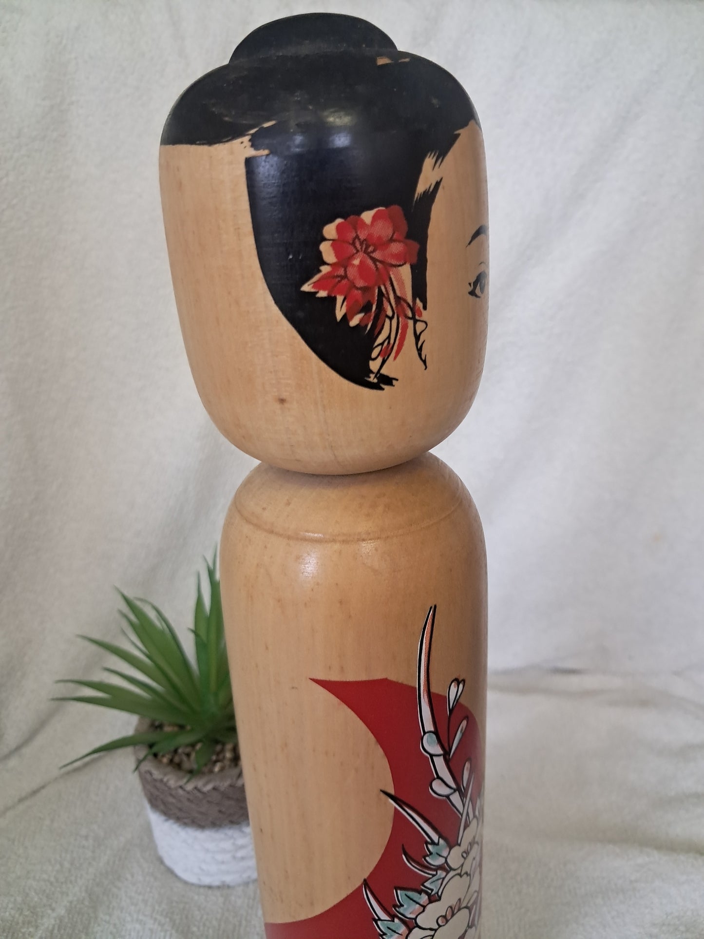 Amazing vintage traditional kokeshi