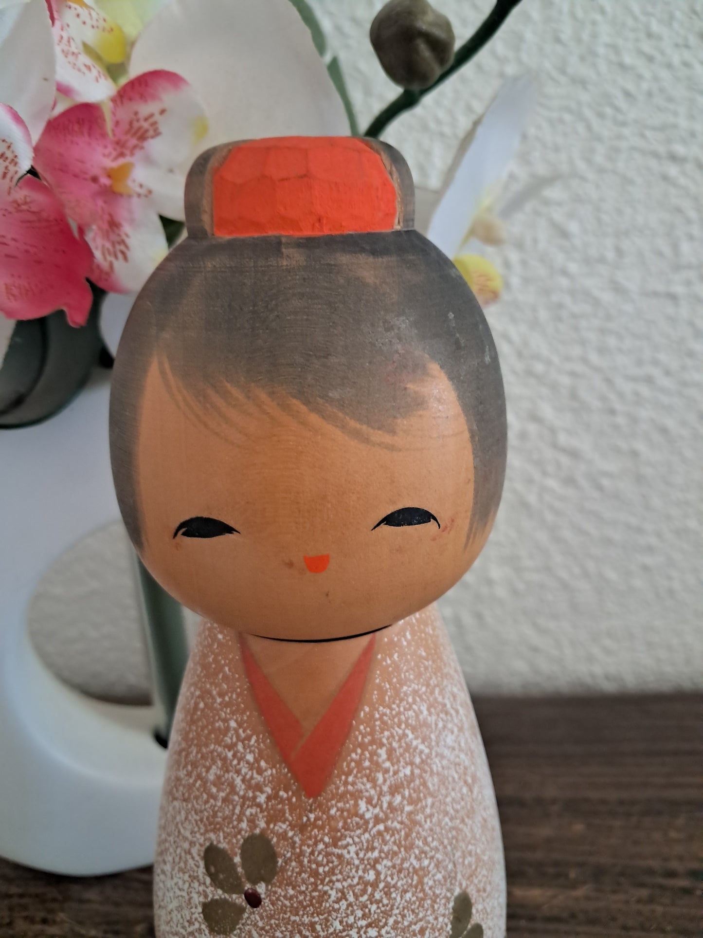 Rare Vintage Creative Kokeshi By Aoki Ryoka (1931-)