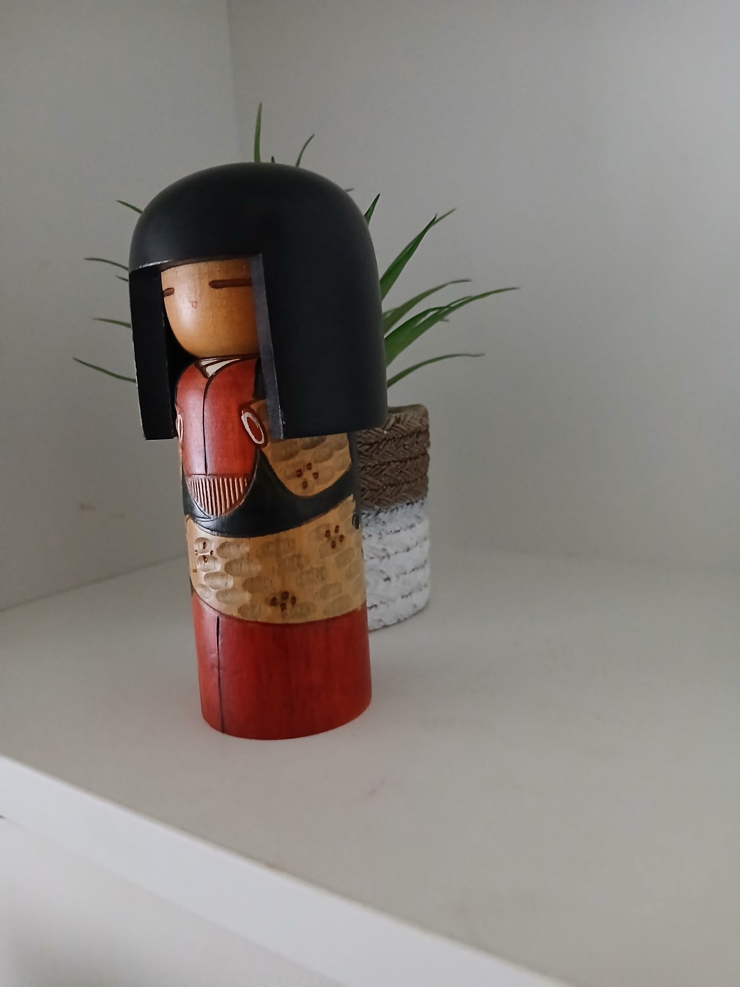 Vintage Gumma kokeshi by Kisaku