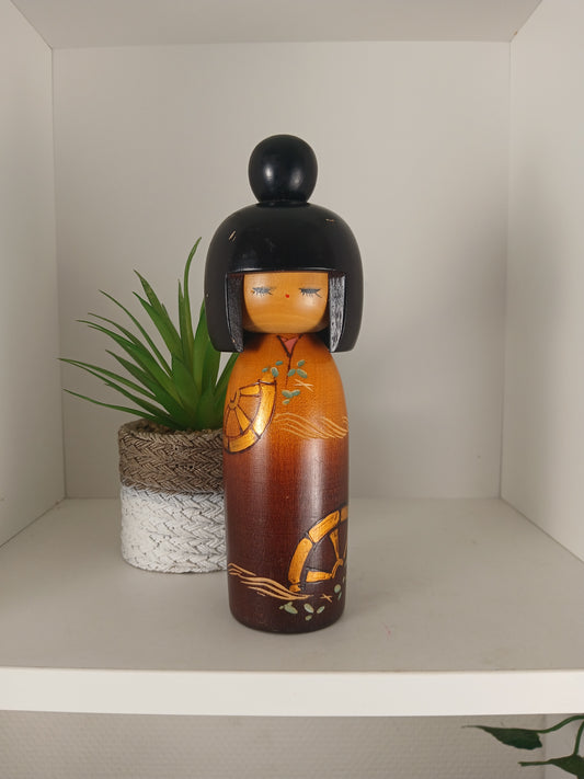 Vintage Gumma Kokeshi By Yamagishi Masayoshi