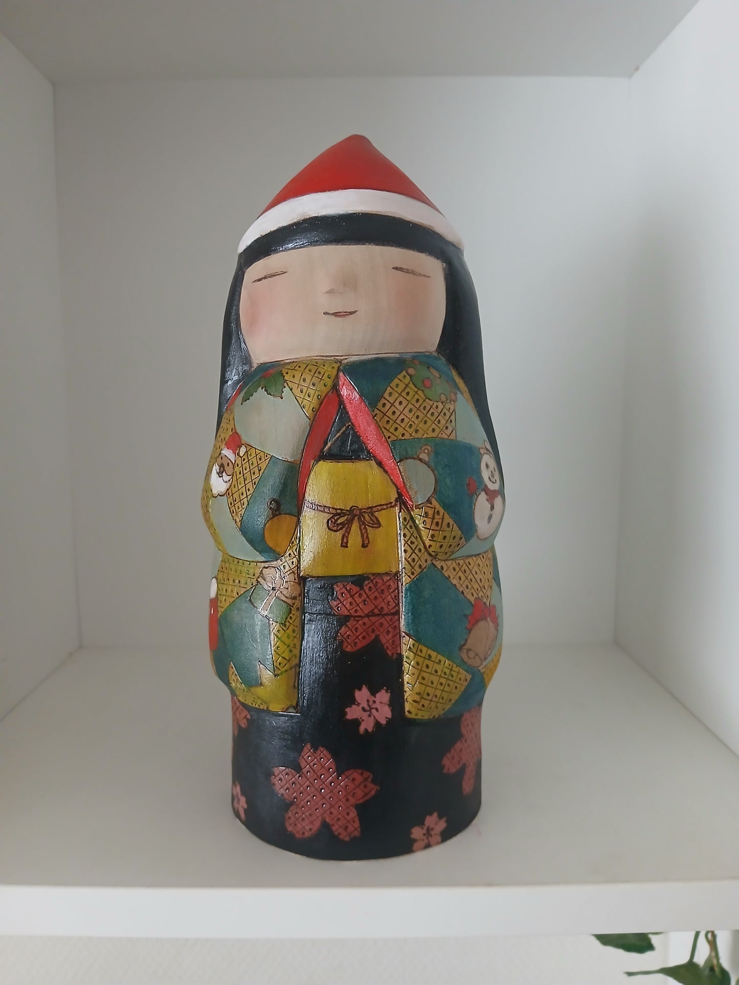 Exclusive creative kokeshi by Yuko Yamazaki - Christmas serie 2025