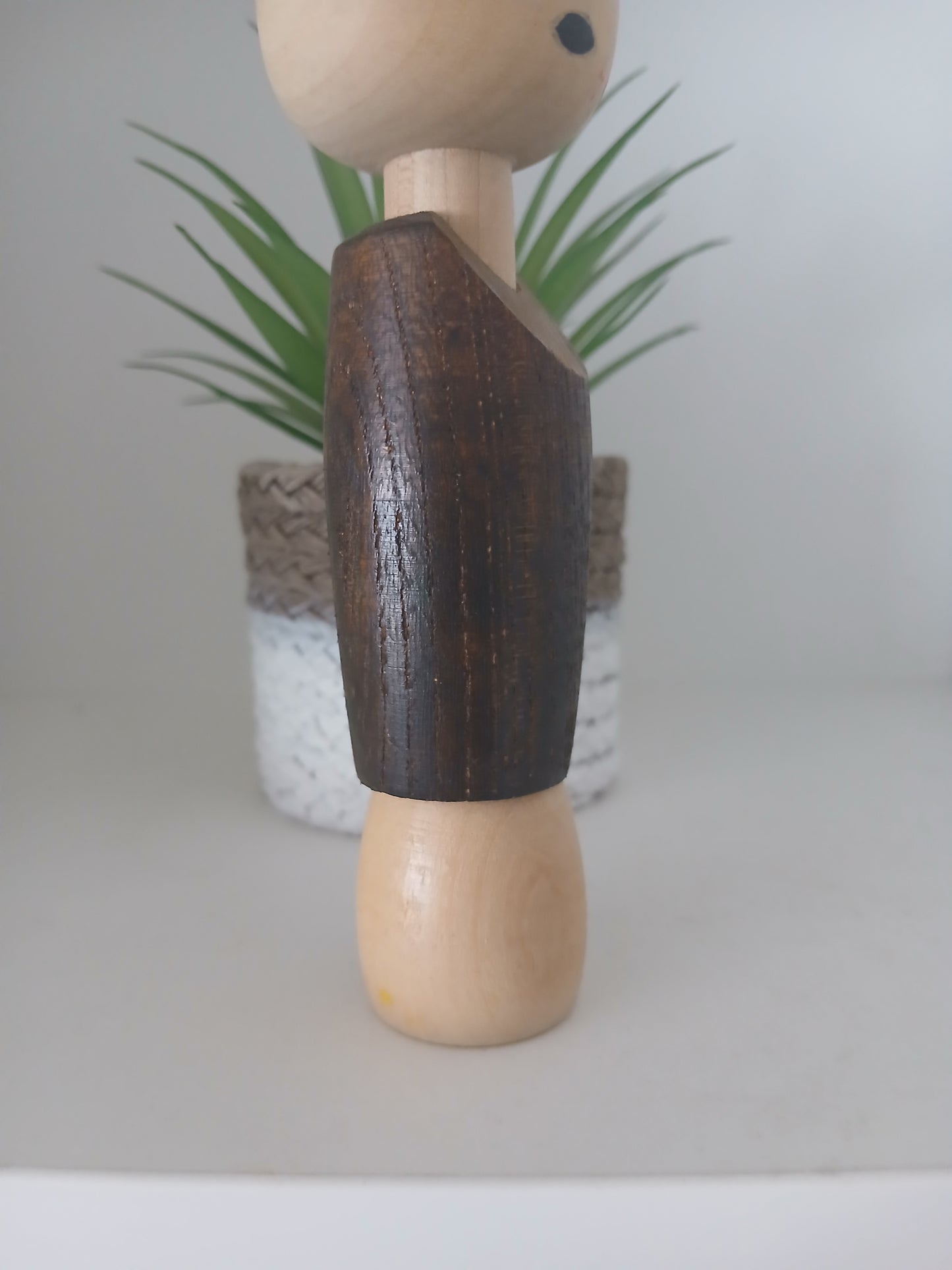 Vintage creative kokeshi by Aida Harumine (1926-1998)