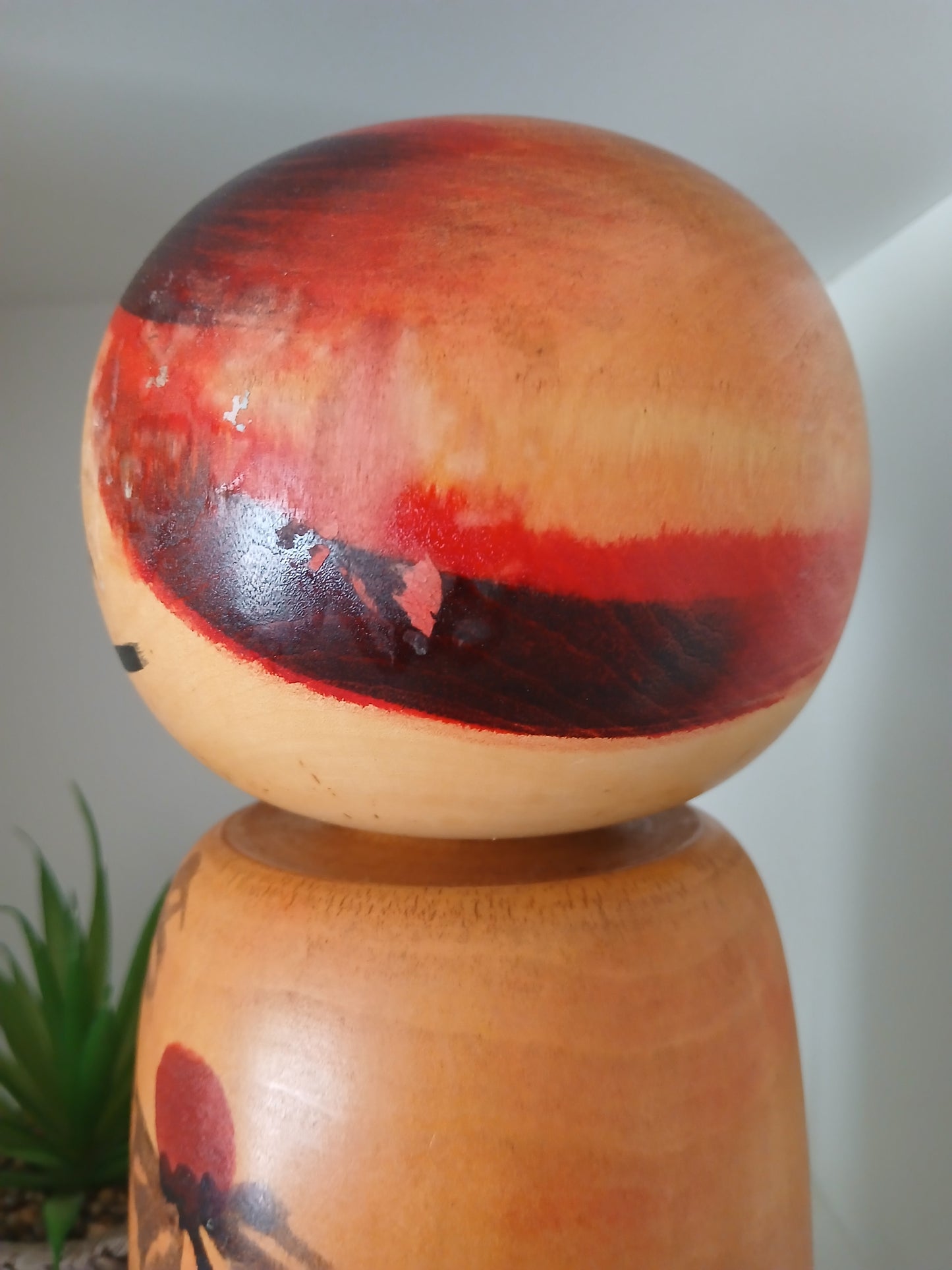 Rare vintage sosaku Kokeshi made by Masao Watanabe (1917-2007)