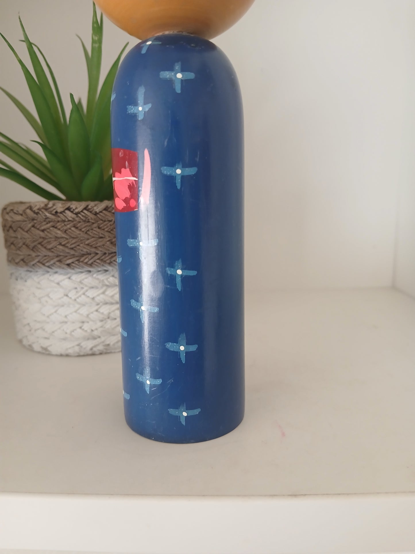 Vintage Creative Kokeshi By Takahashi Akinori (1957-)
