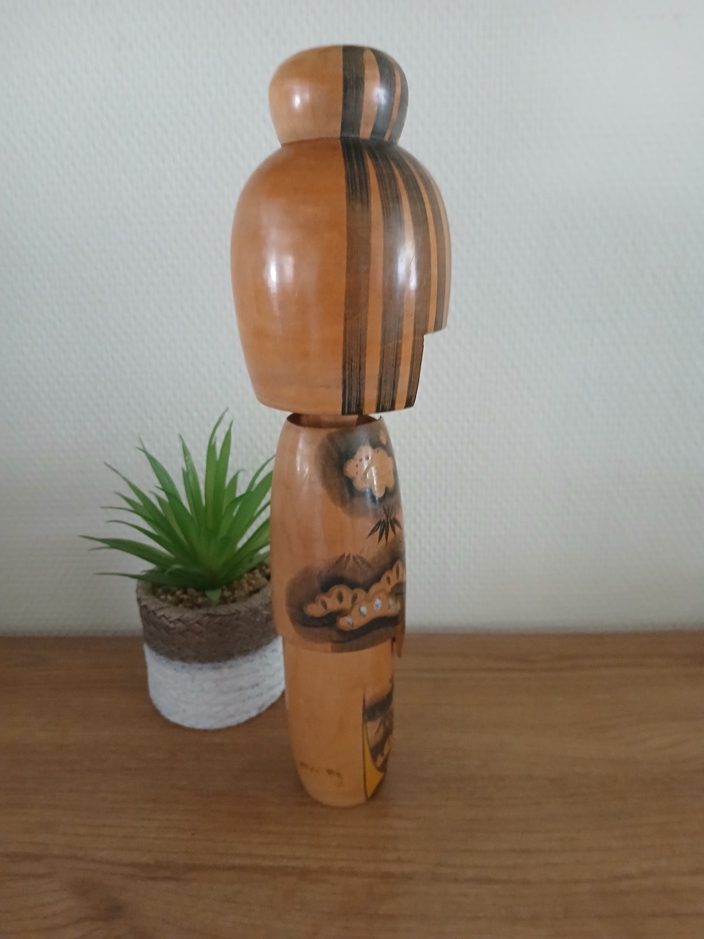 Vintage creative kokeshi by Hajime Miyashita (1940-)