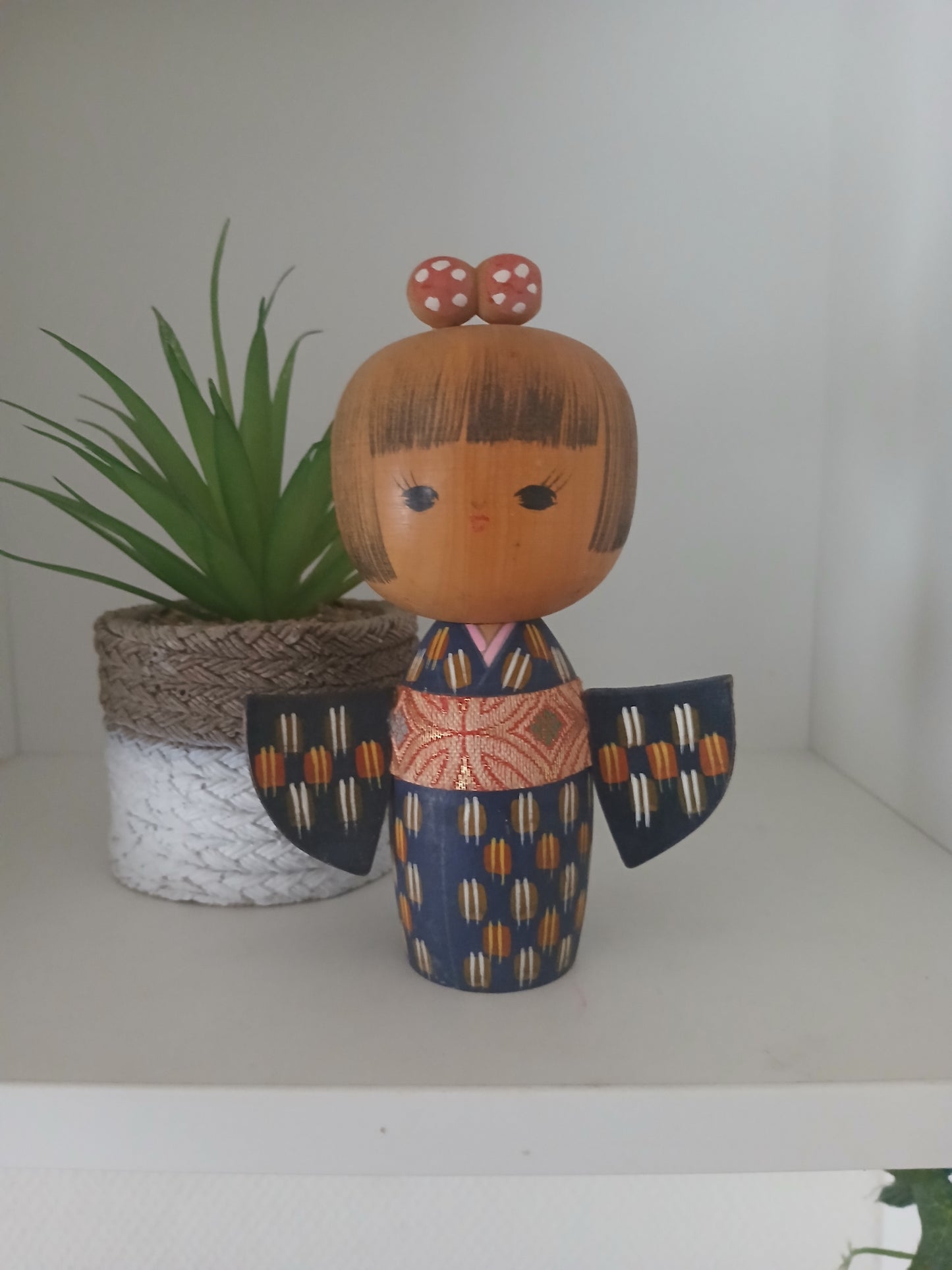 Vintage creative kokeshi by Kojo Tanaka