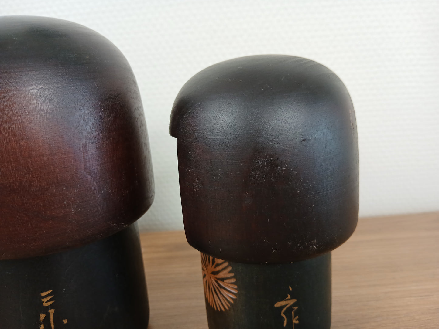 Vintage set Gumma Kokeshi by Sansaku Sekiguchi (1925-2018)