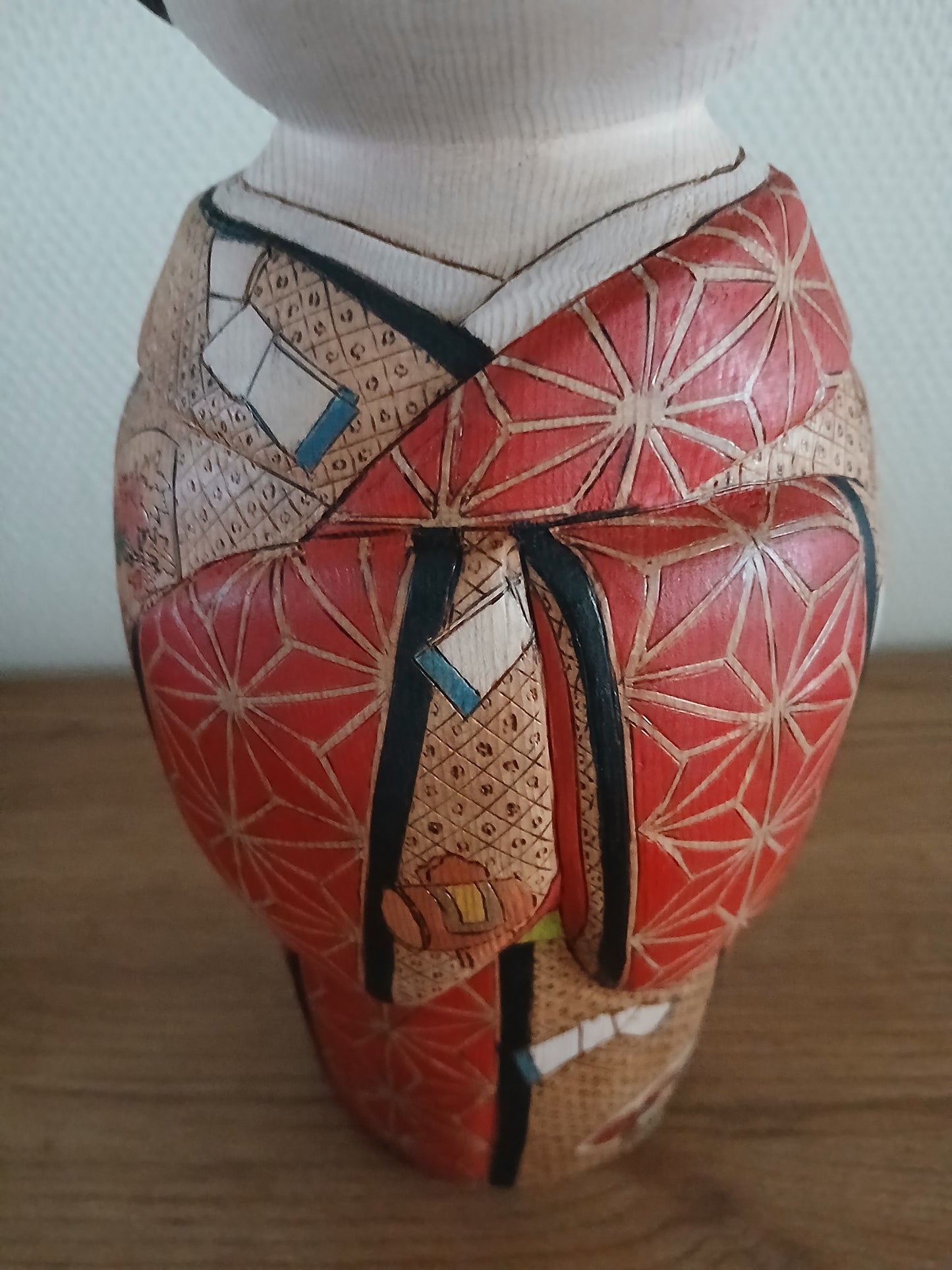 Exclusive Sosaku kokeshi by Yuko Yamazaki - From Sibukawa exhibition 2025