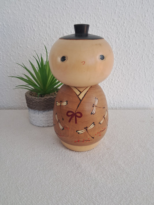 Rare Exclusive creative kokeshi by Kishi Sadao (1932-1998)