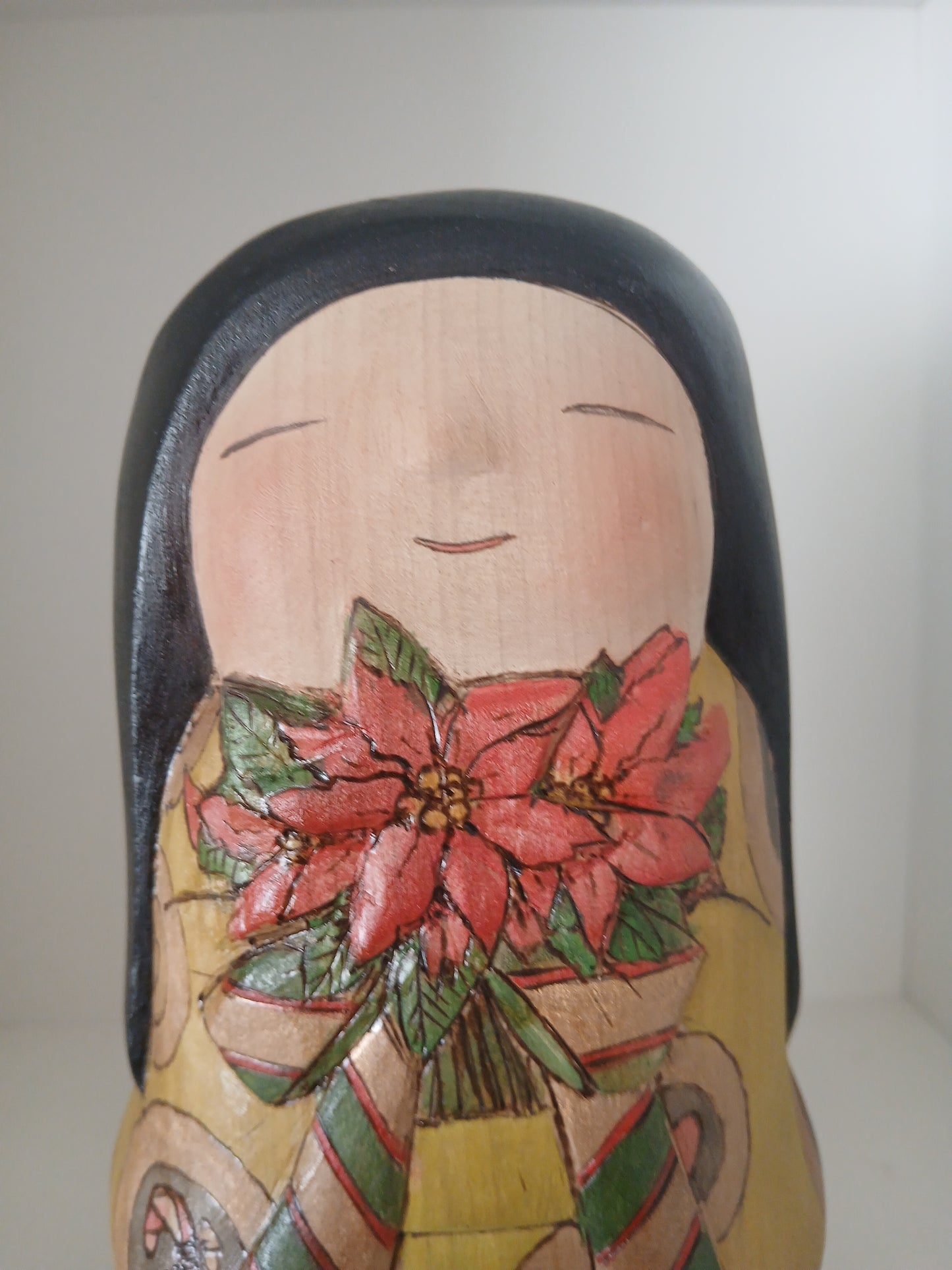 Exclusive creative kokeshi by Yuko Yamazaki - Christmas serie 2025