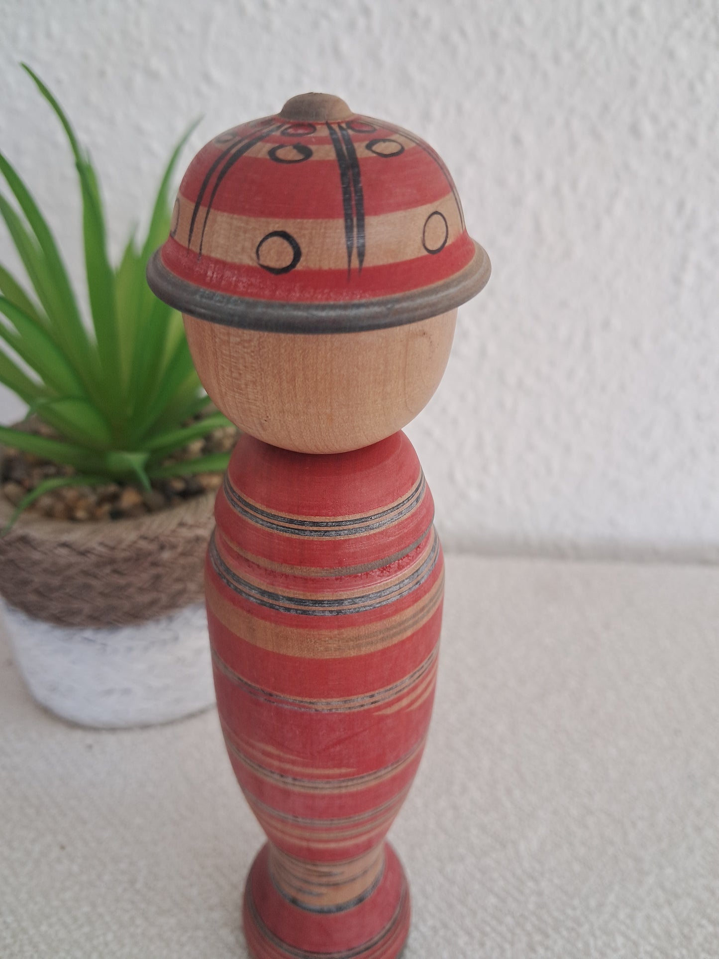 Rare Vintage Traditional Tsuchiyu kokeshi by Niyama Sakyo（1934～）