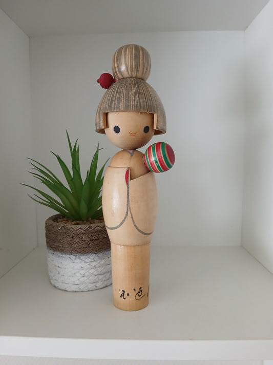Vintage Creative Kokeshi by Isamu Yamakawa (1928-)