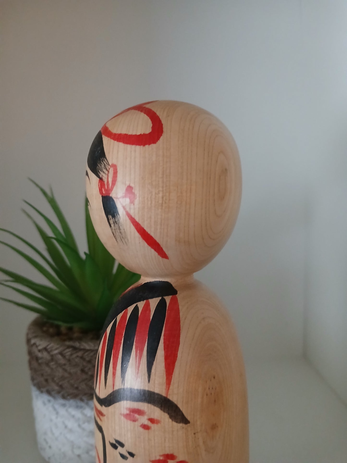 Vintage traditional Kijiyama Kokeshi by Kominami Saburo (1929-2023)