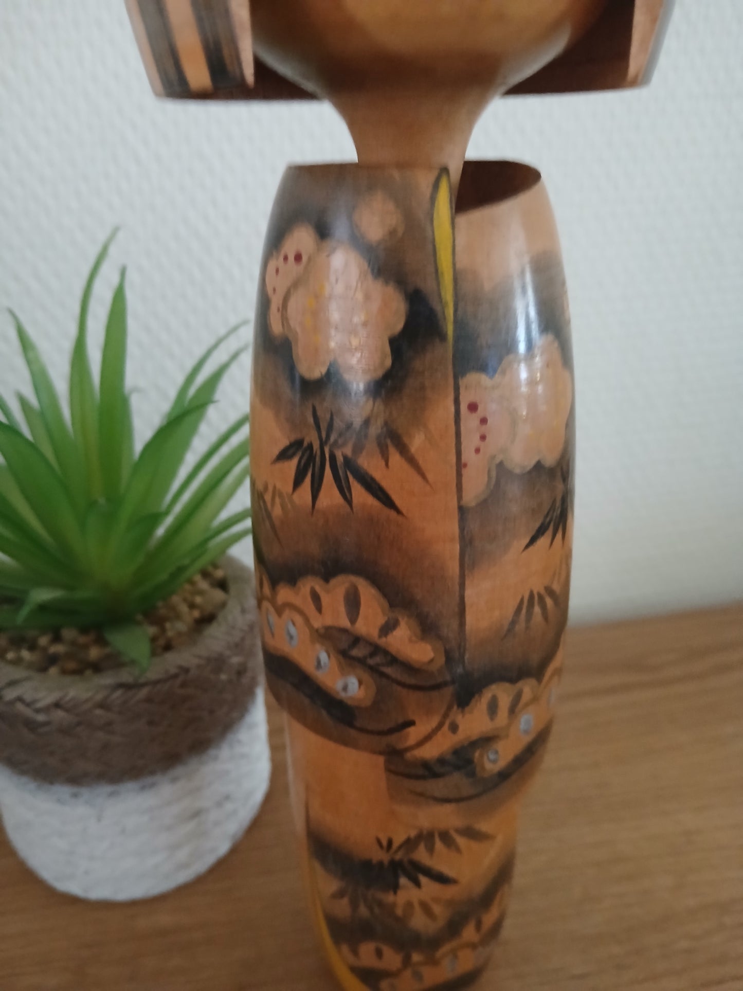 Vintage creative kokeshi by Hajime Miyashita (1940-)