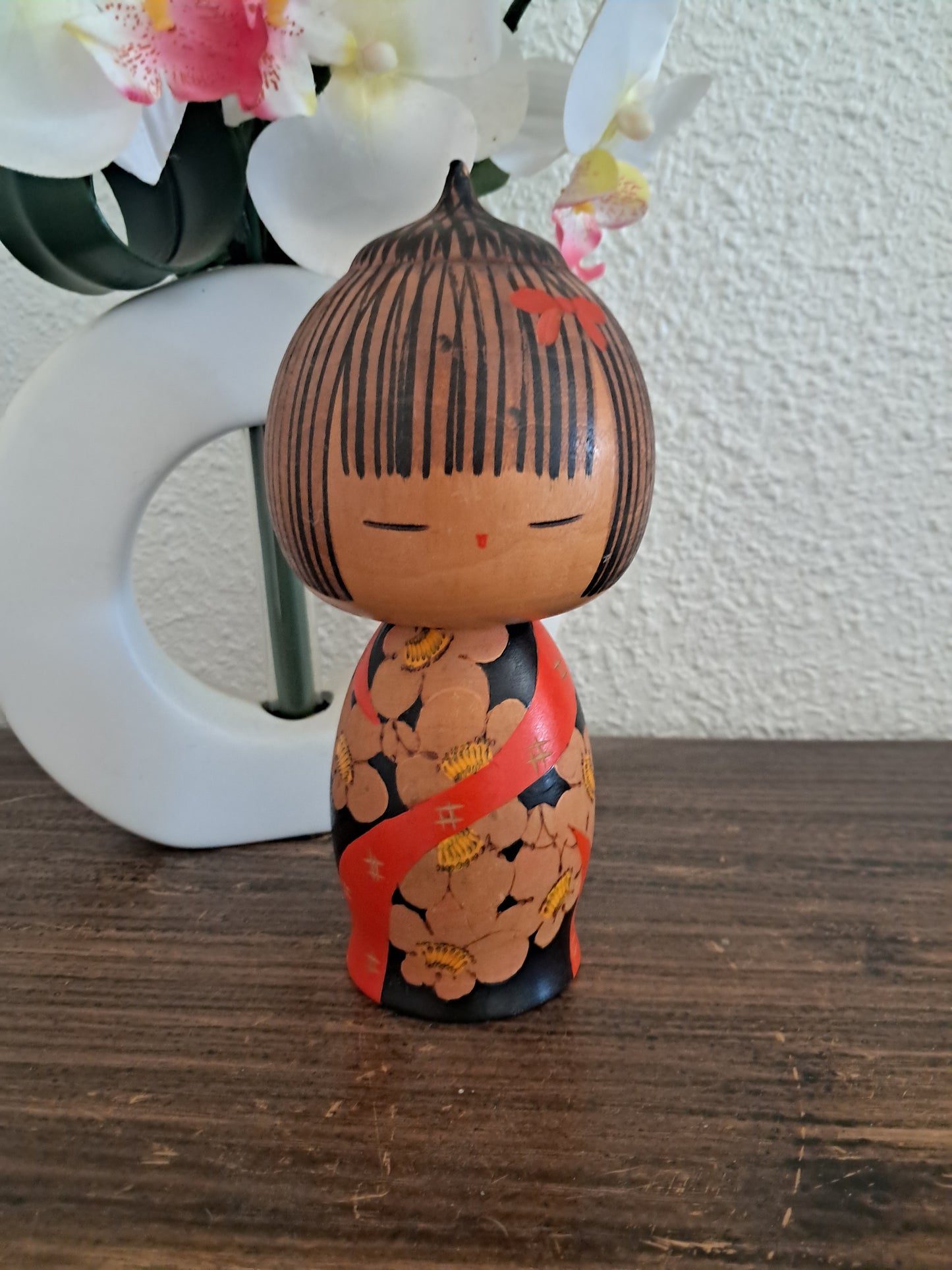 Rare Vintage Creative Kokeshi By Yuji Kawase (1938-)