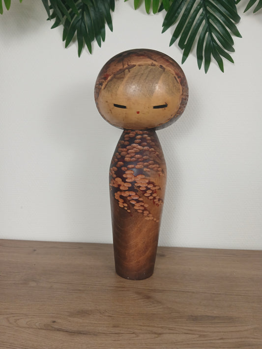 Vintage creative kokeshi by Masao Watanabe (1917-2007) - 41cm