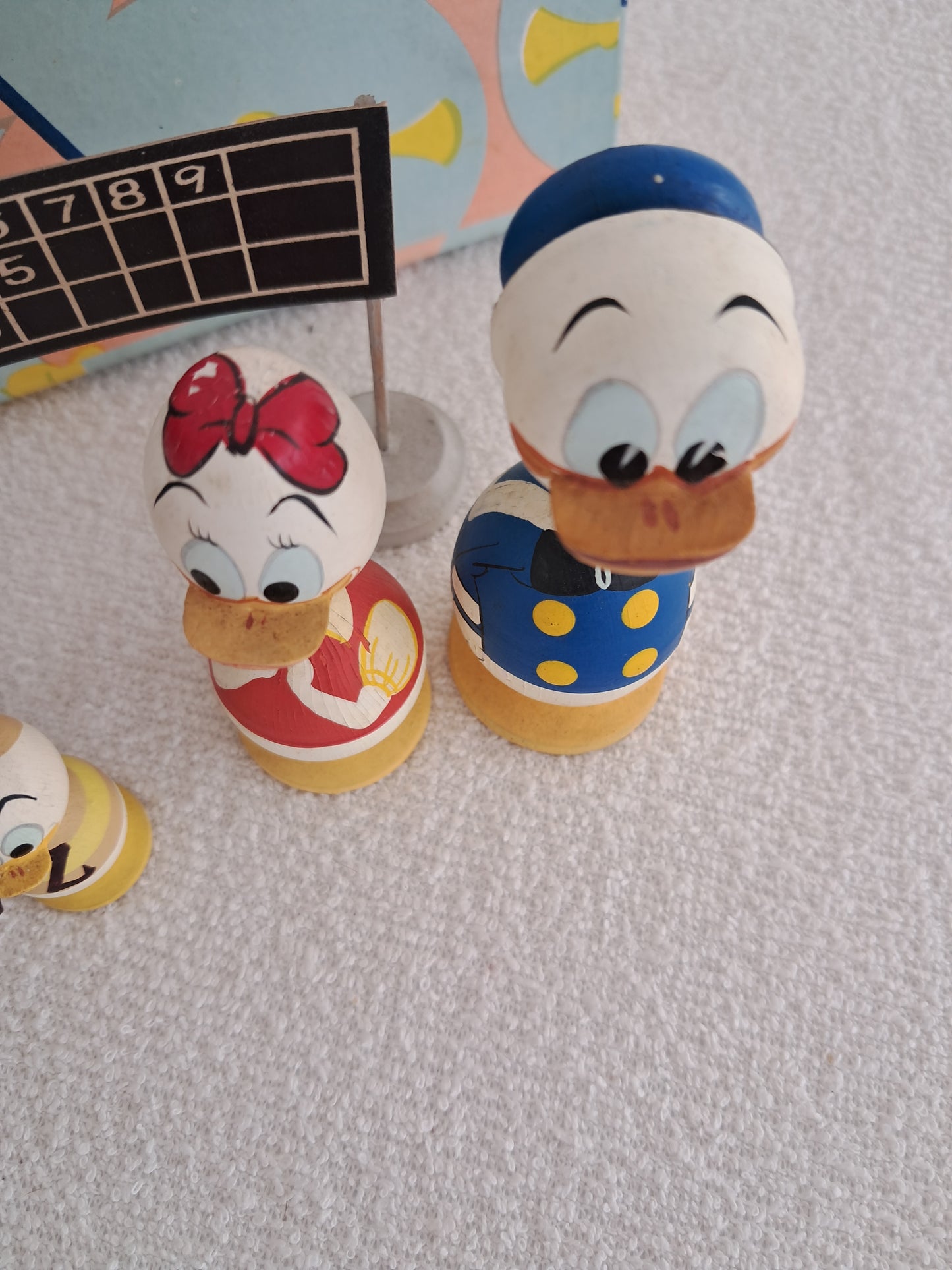 Vintage set kokeshi from Walt Disney - Donald duck 60s