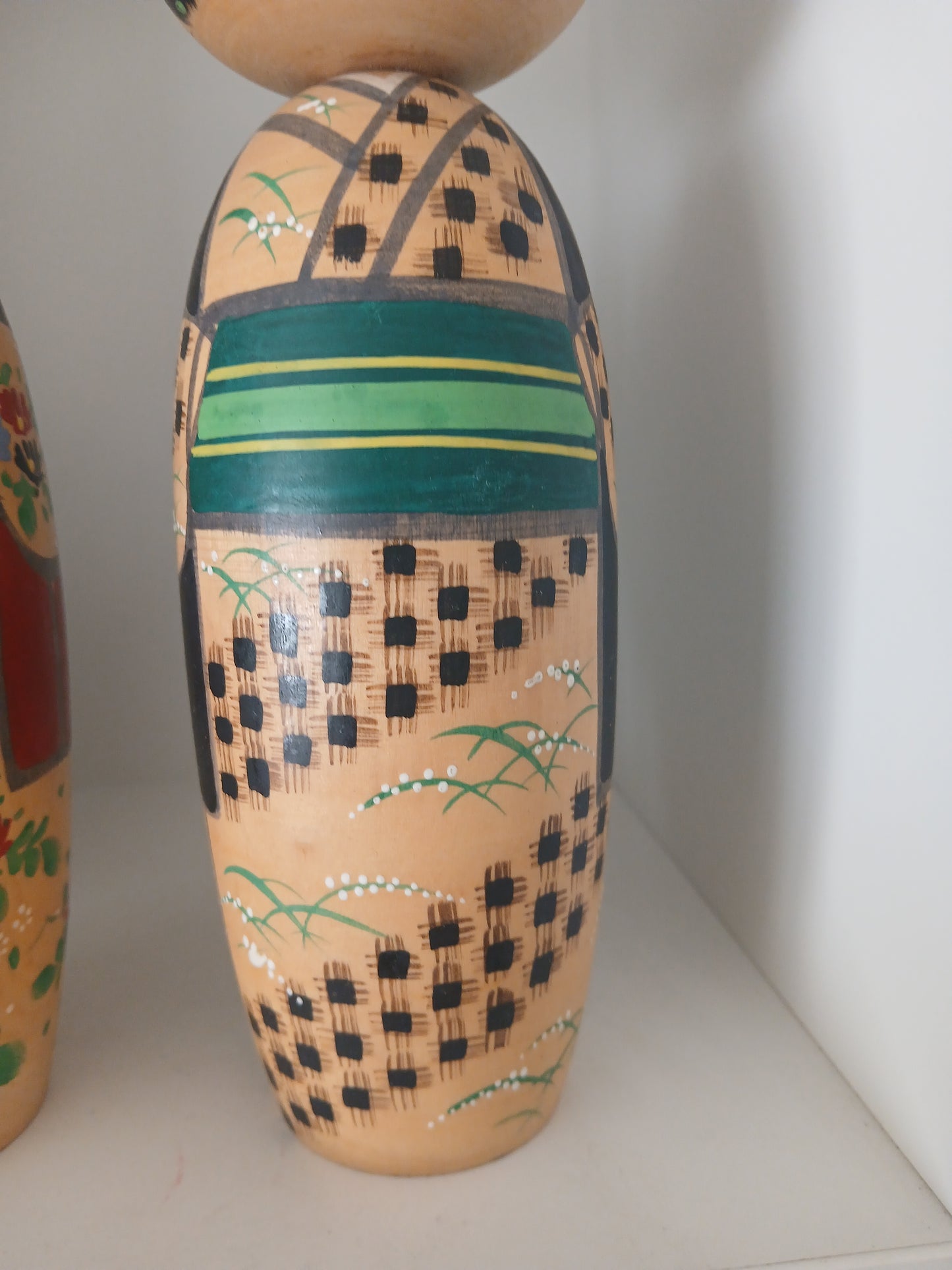 Vintage set of Donko kokeshi