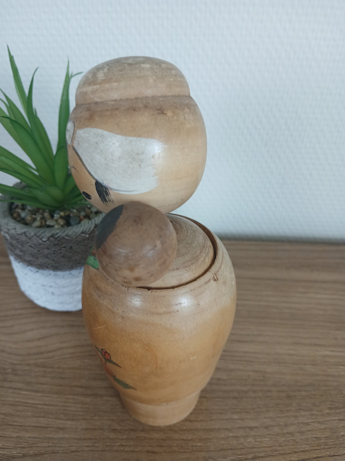 Vintage creative kokeshi by Miyagawa Kunio - Babysitter