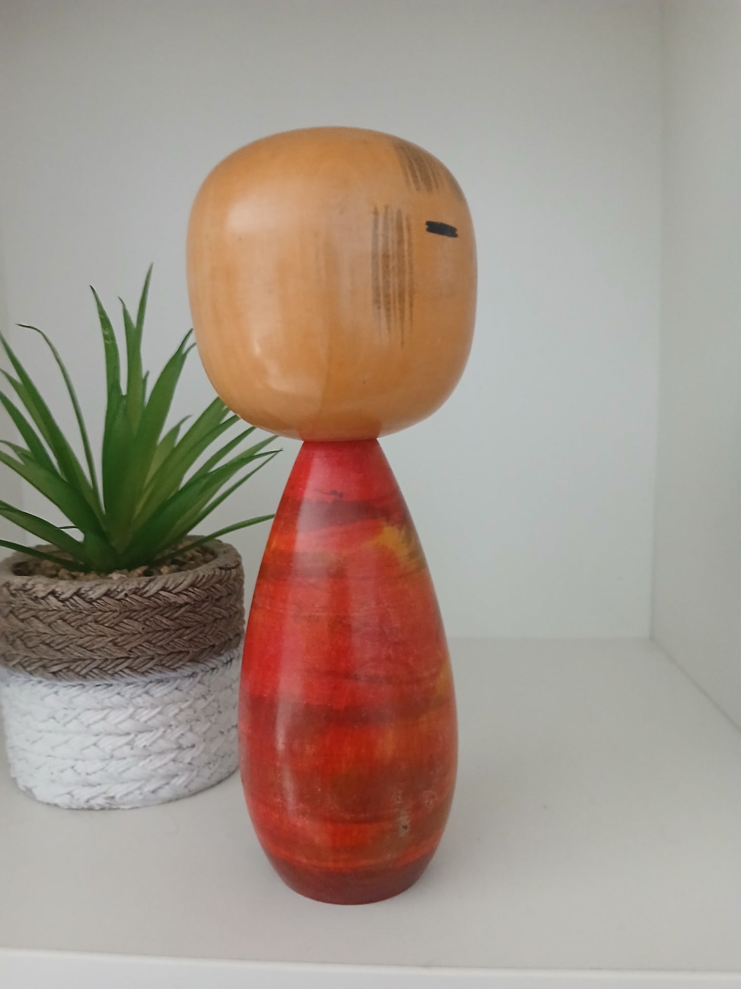 Rare Sosaku kokeshi by Takahashi Akinori (1957-)