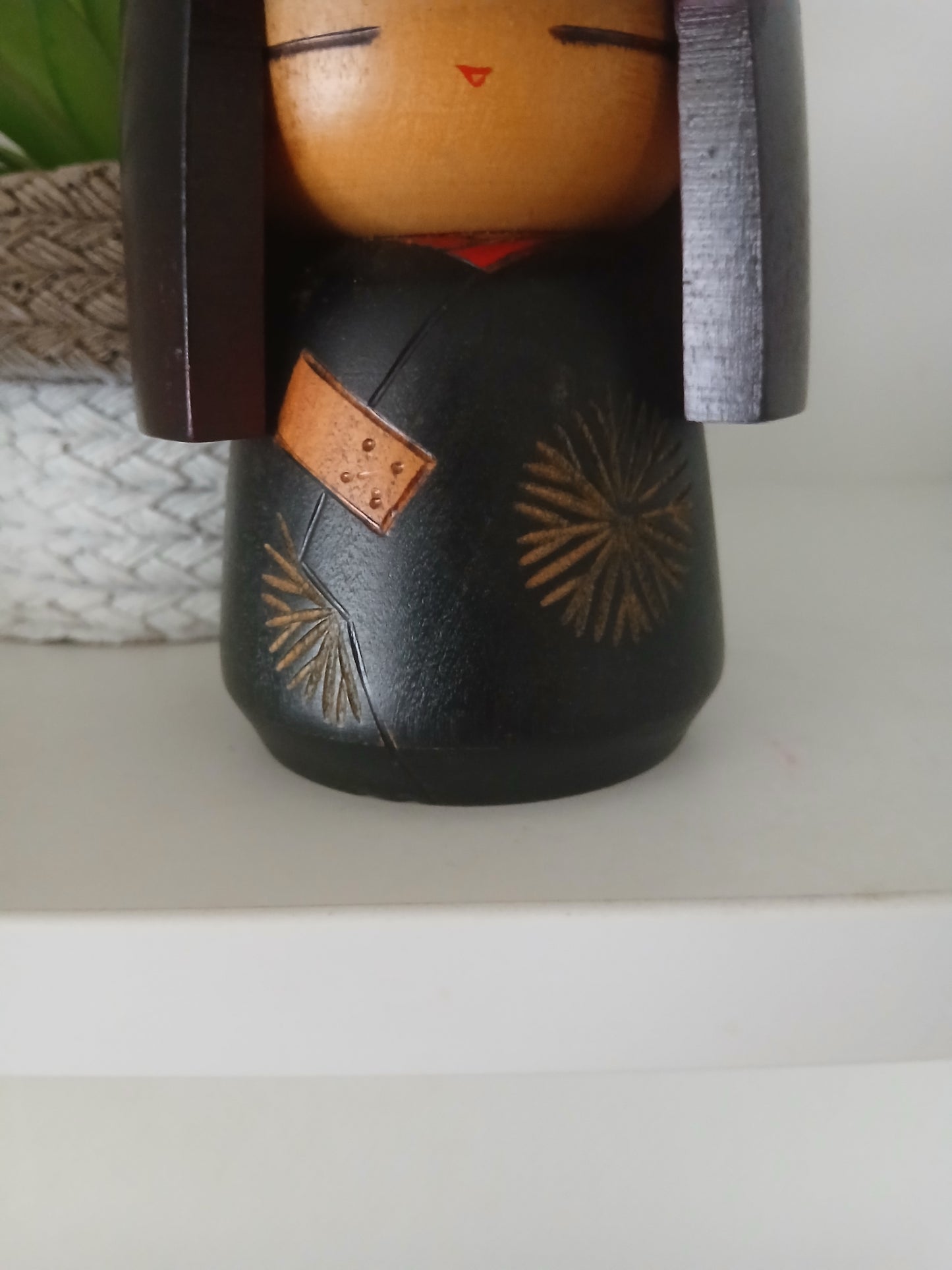Vintage Gumma Kokeshi van Sumitani Kohji