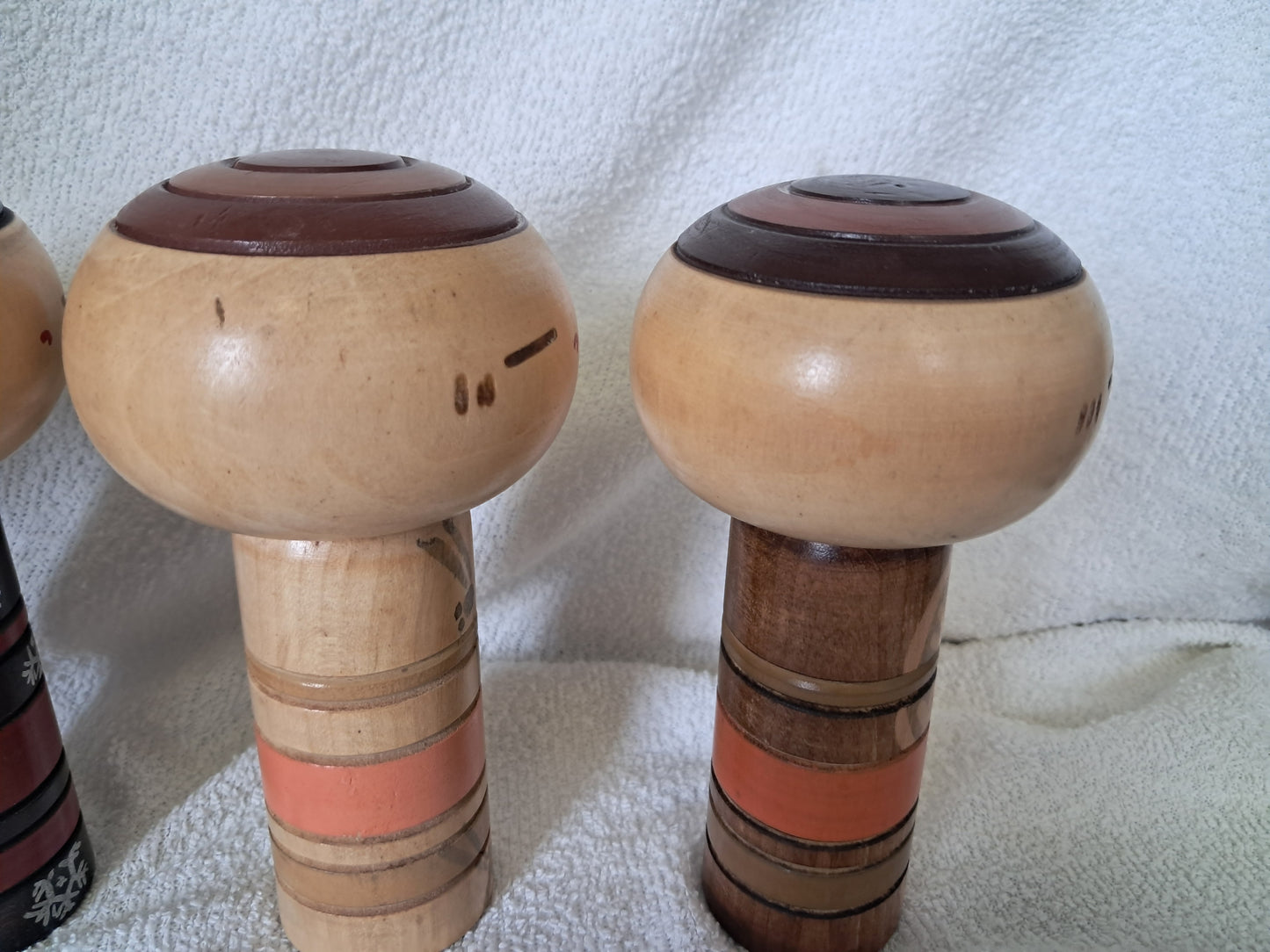 Rare Vintage 4 season kokeshi by Sanpei Yamanaka (1926-2012)