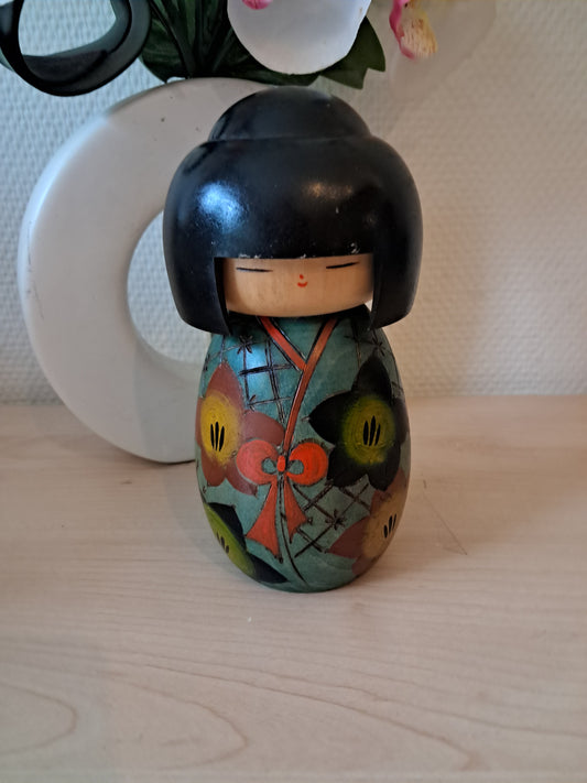 Vintage Gumma Kokeshi by Yuji Kawase (1938-)