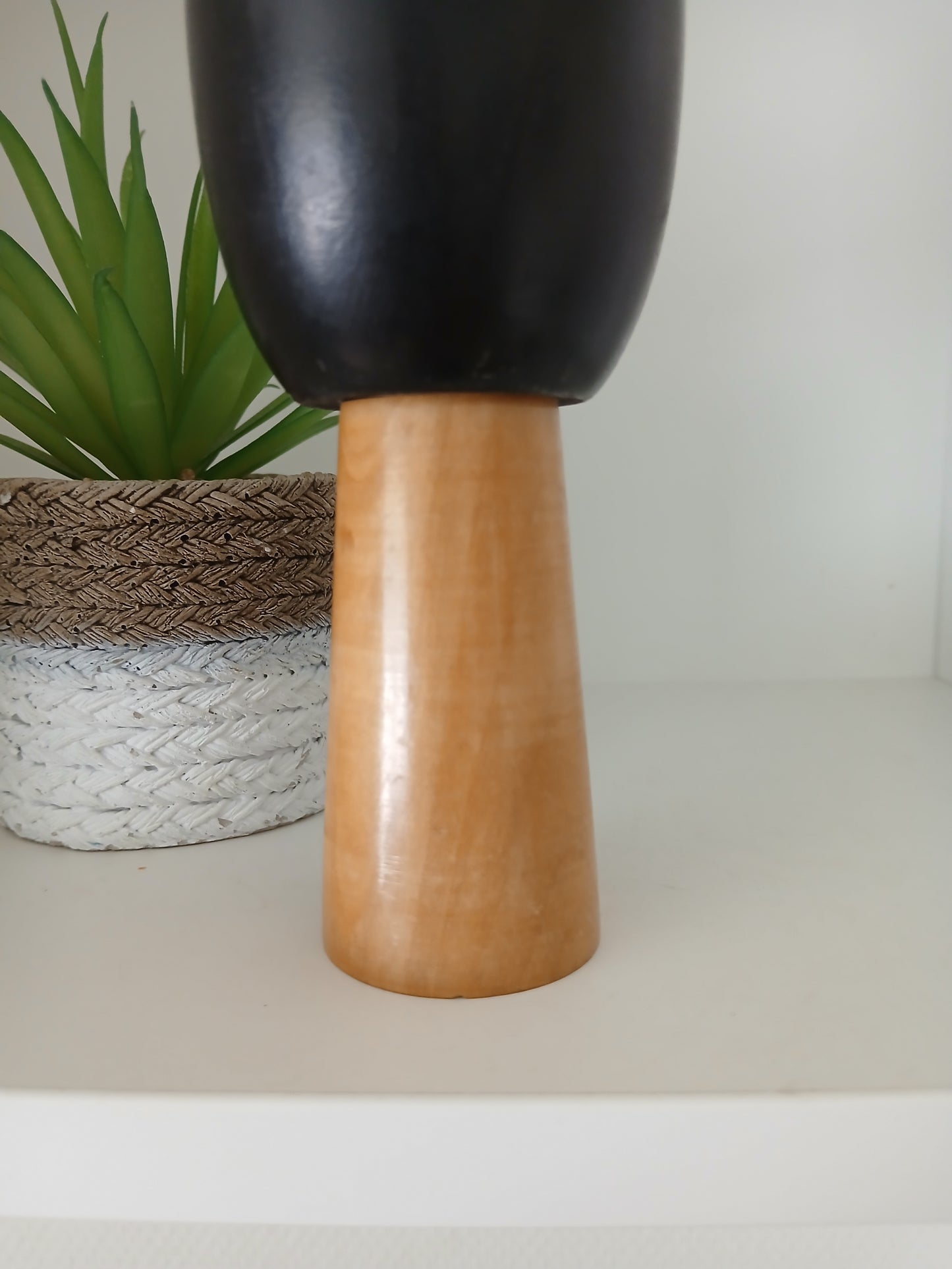 Rare creative kokeshi by renowned artisan Ikuyoshi Yokozuka