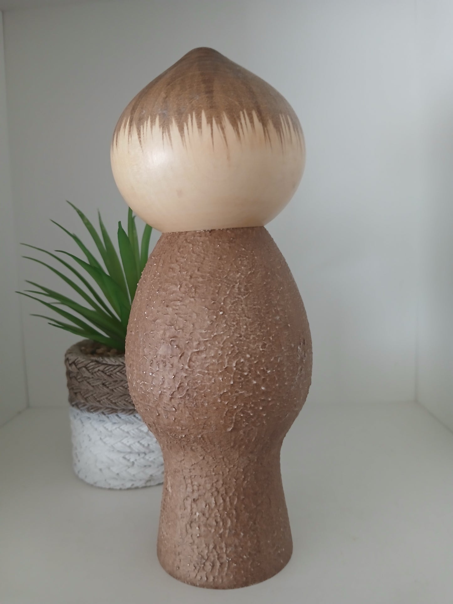 Vintage Mushin Kokeshi made by Watanabe Masao (1917-2007)