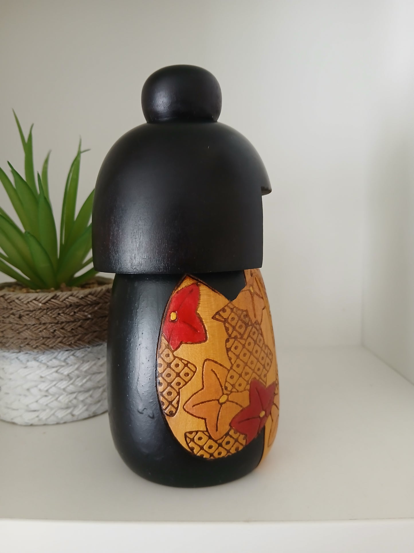 Rare Vintage Gumma Kokeshi By Kazuo Takamizawa (1927-)