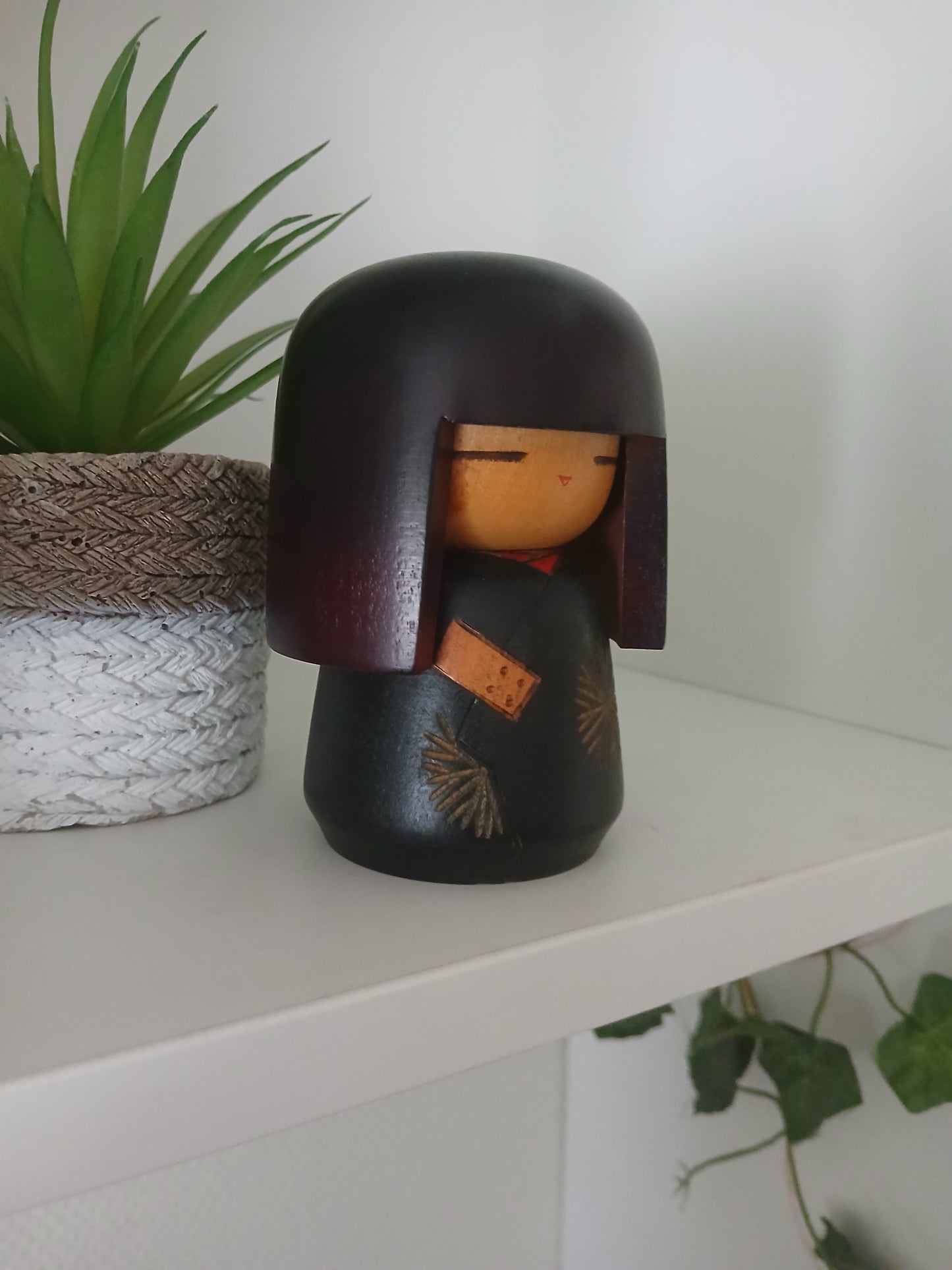 Vintage Gumma Kokeshi van Sumitani Kohji