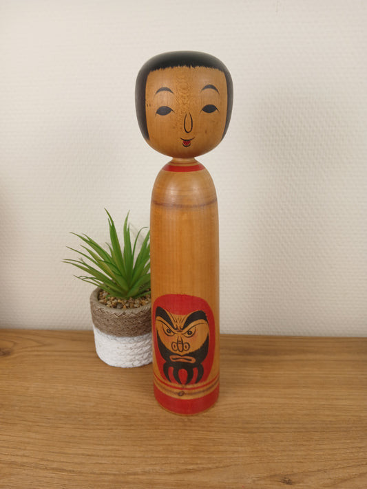 Vintage Tsugaru Kokeshi by Mamiya Masao (1921~2008)