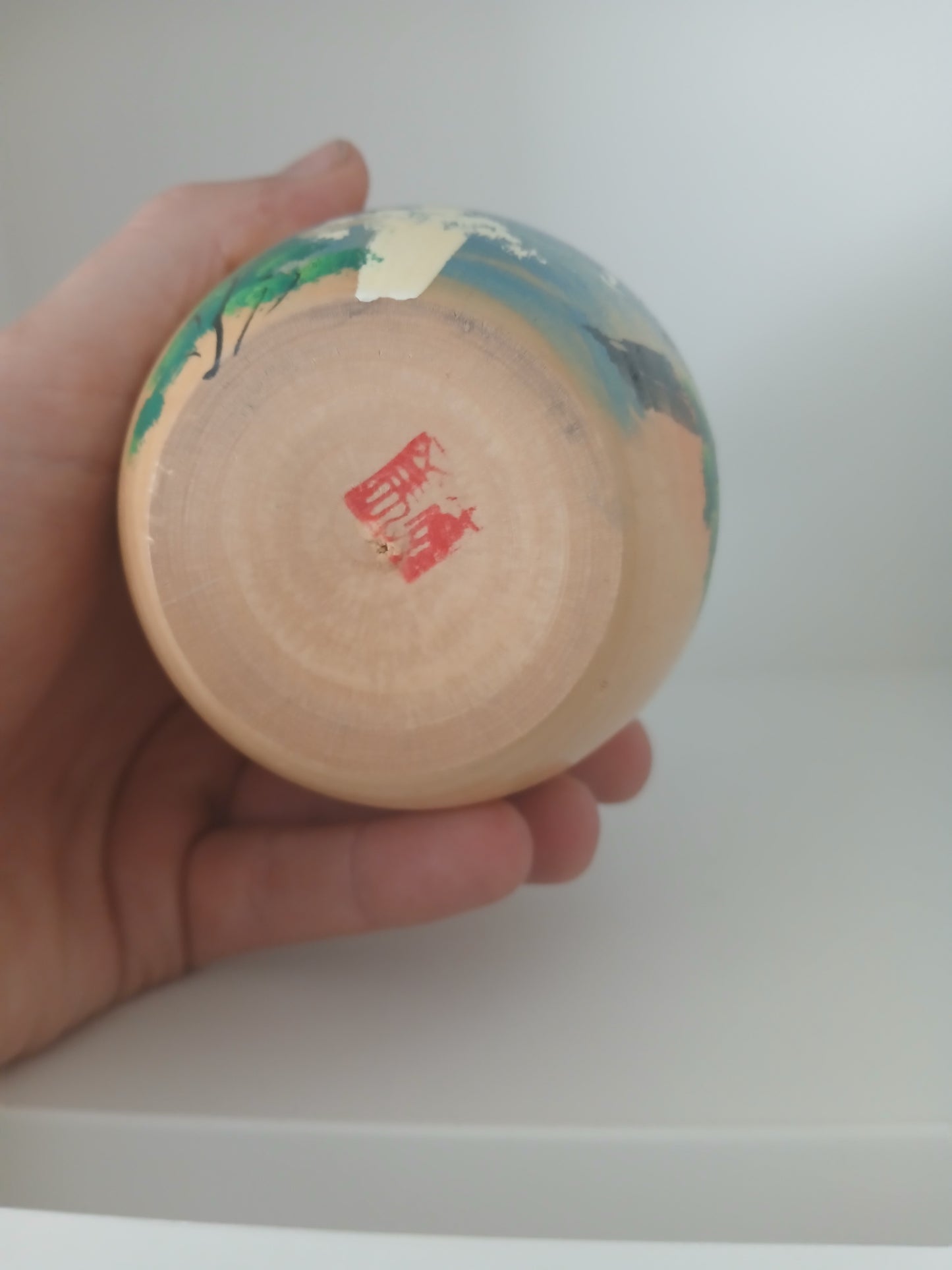 Lovely sosaku kokeshi by Minori