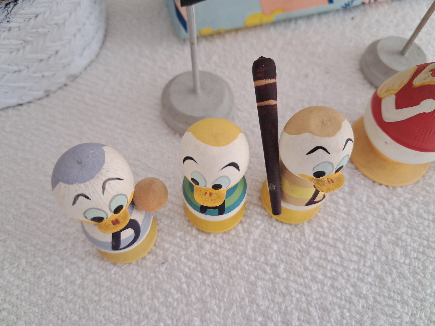 Vintage set kokeshi from Walt Disney - Donald duck 60s