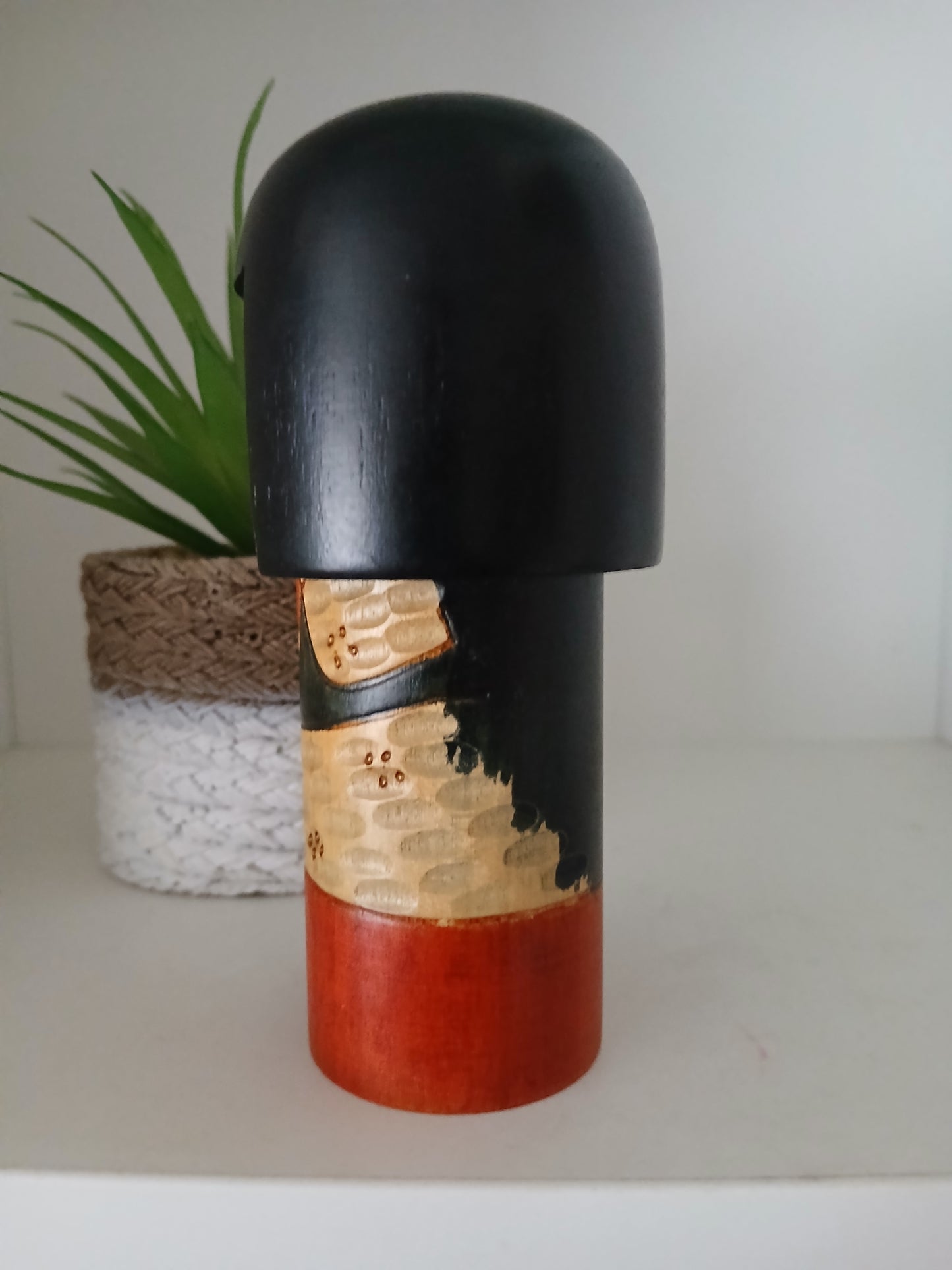 Vintage Gumma kokeshi by Kisaku
