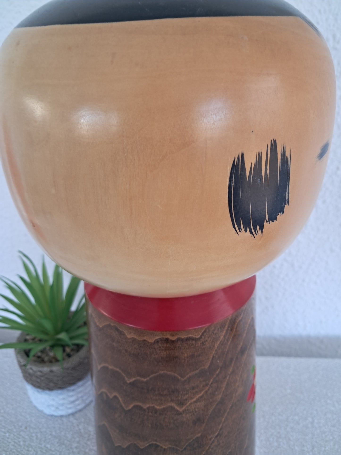 Exclusive Big and chunky Sosaku Kokeshi By Akinori Takahashi (1957-) - TSUBAKINOKO