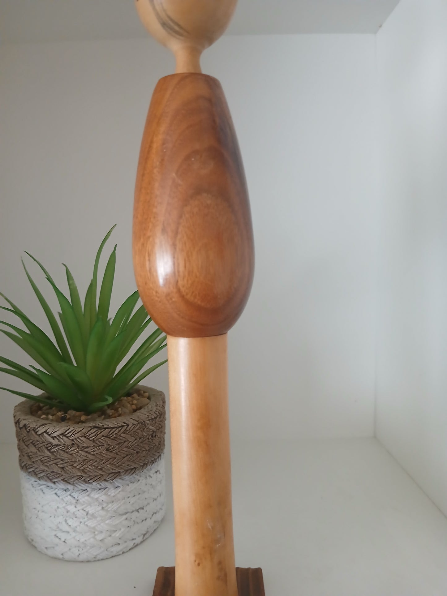 Vintage Sosaku kokeshi by Miyajima Muhitsu (1929-)
