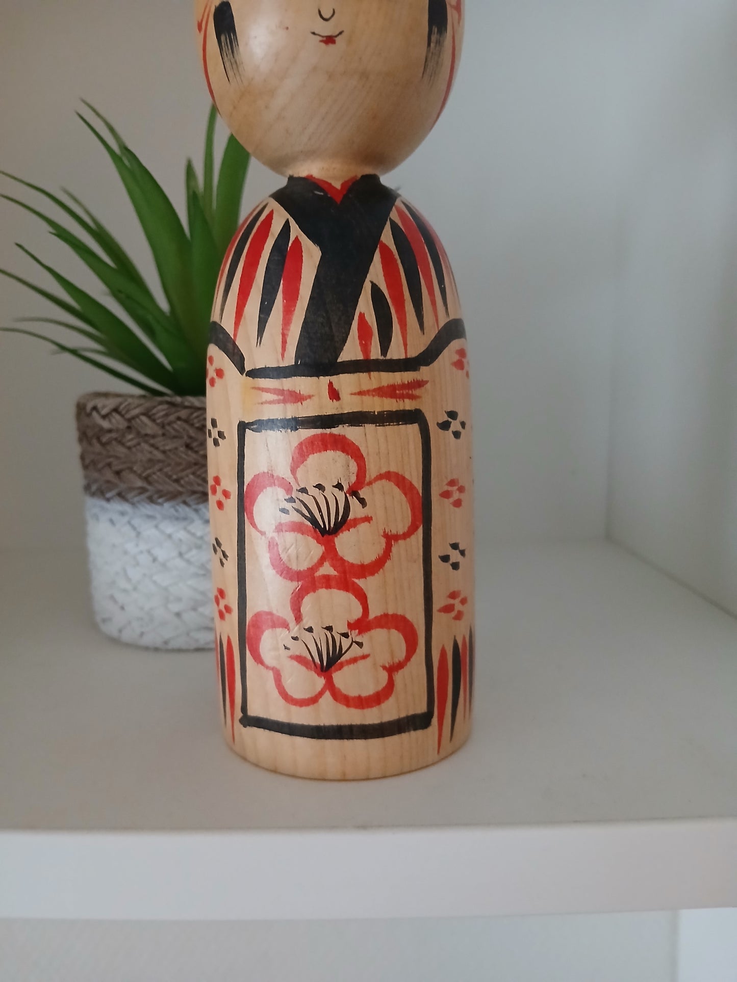 Vintage traditional Kijiyama Kokeshi by Kominami Saburo (1929-2023)