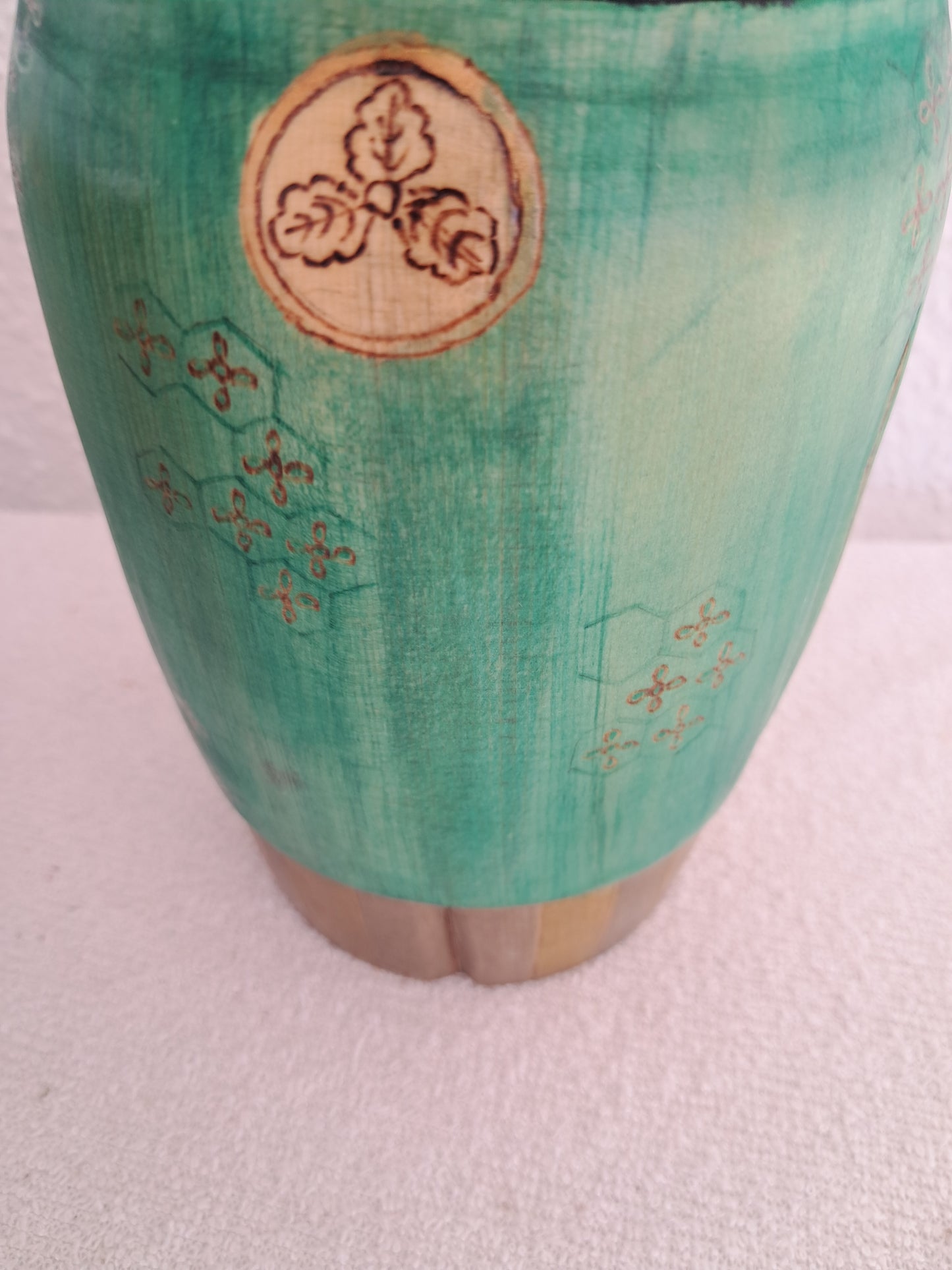 Exclusive Kokeshi made by Yuko Yamazaki (1956-)